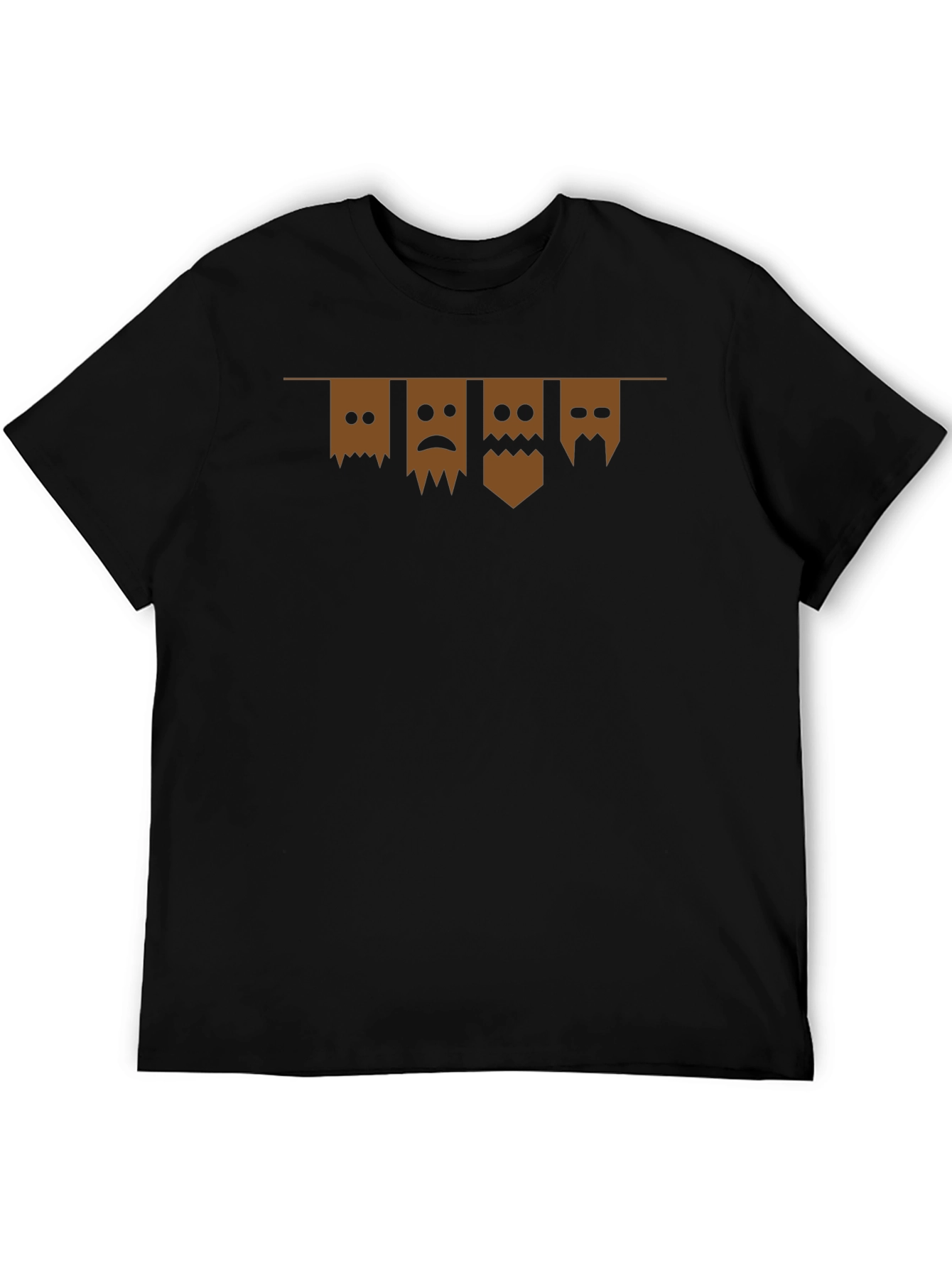 Brown Paper Bag Faces Graphic Tee