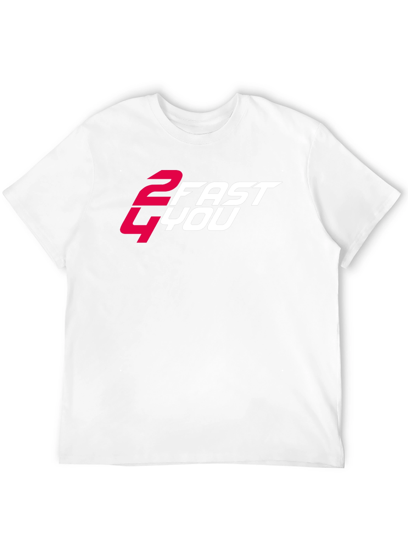 2 Fast 4 You Graphic Tee - Cool Black T-Shirt