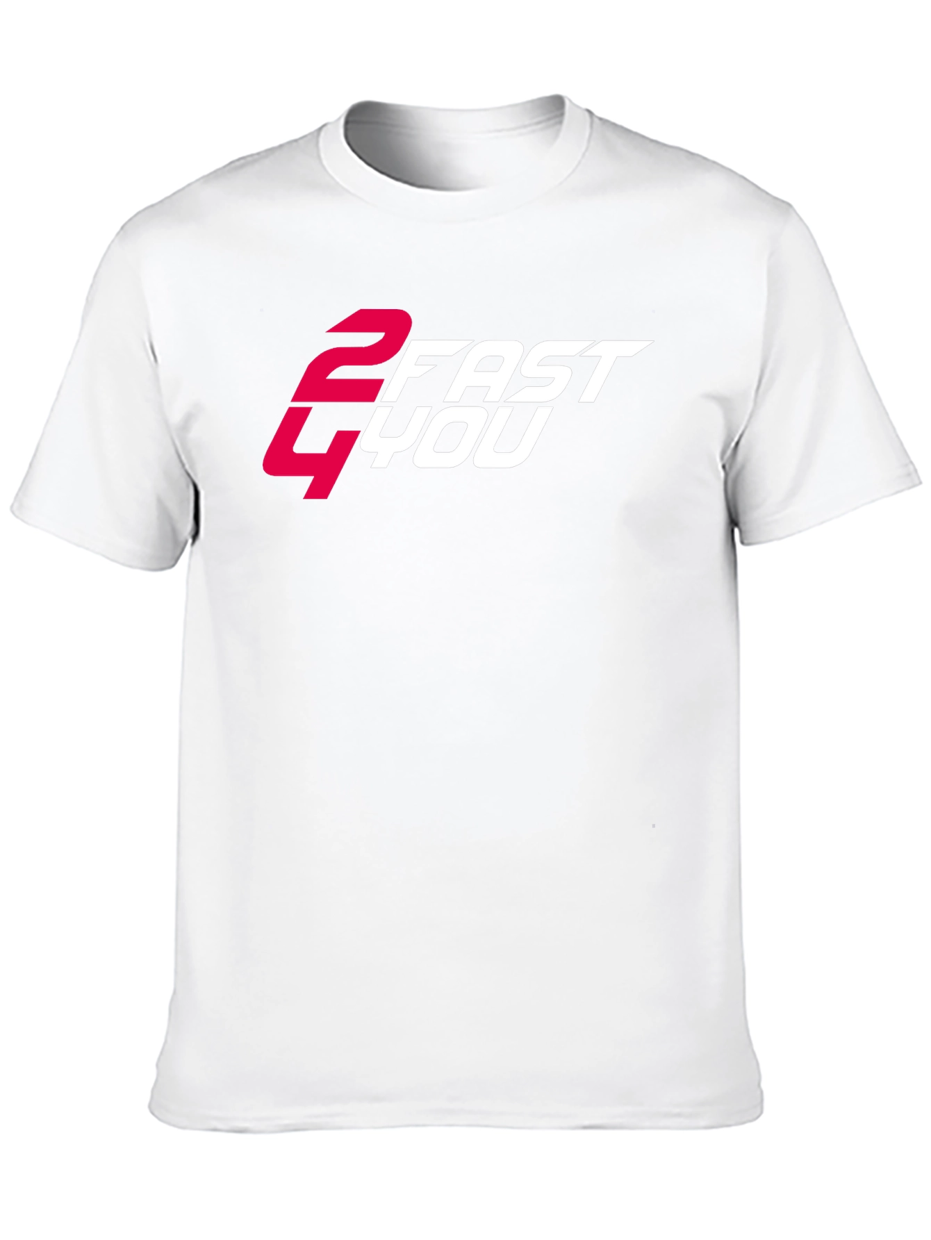 2 Fast 4 You Graphic Tee - Cool Black T-Shirt