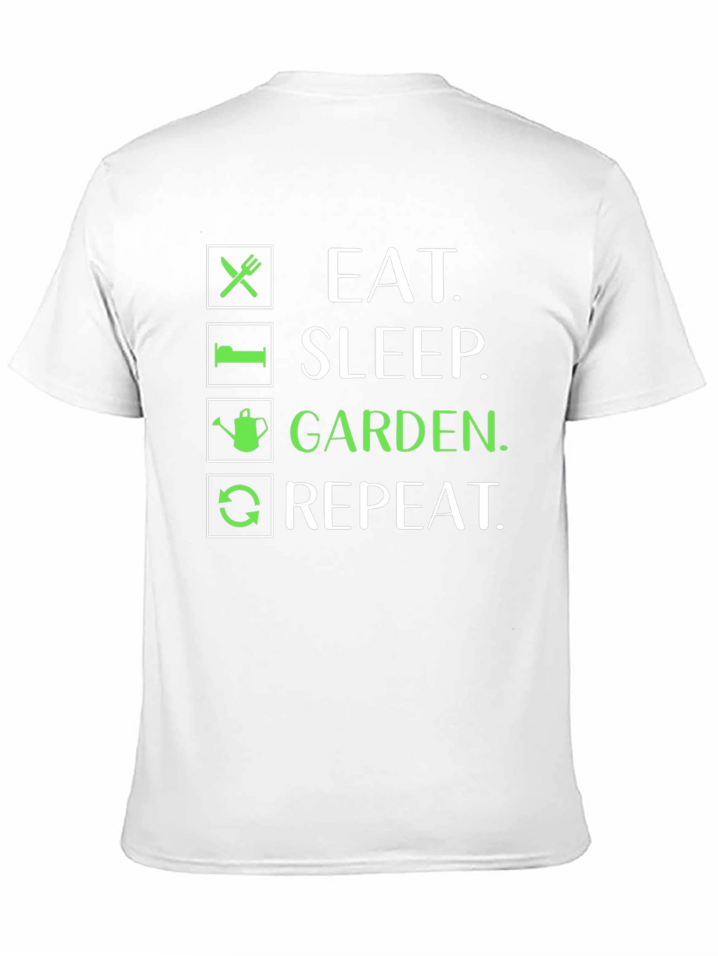 Eat Sleep Garden Repeat Graphic Tee