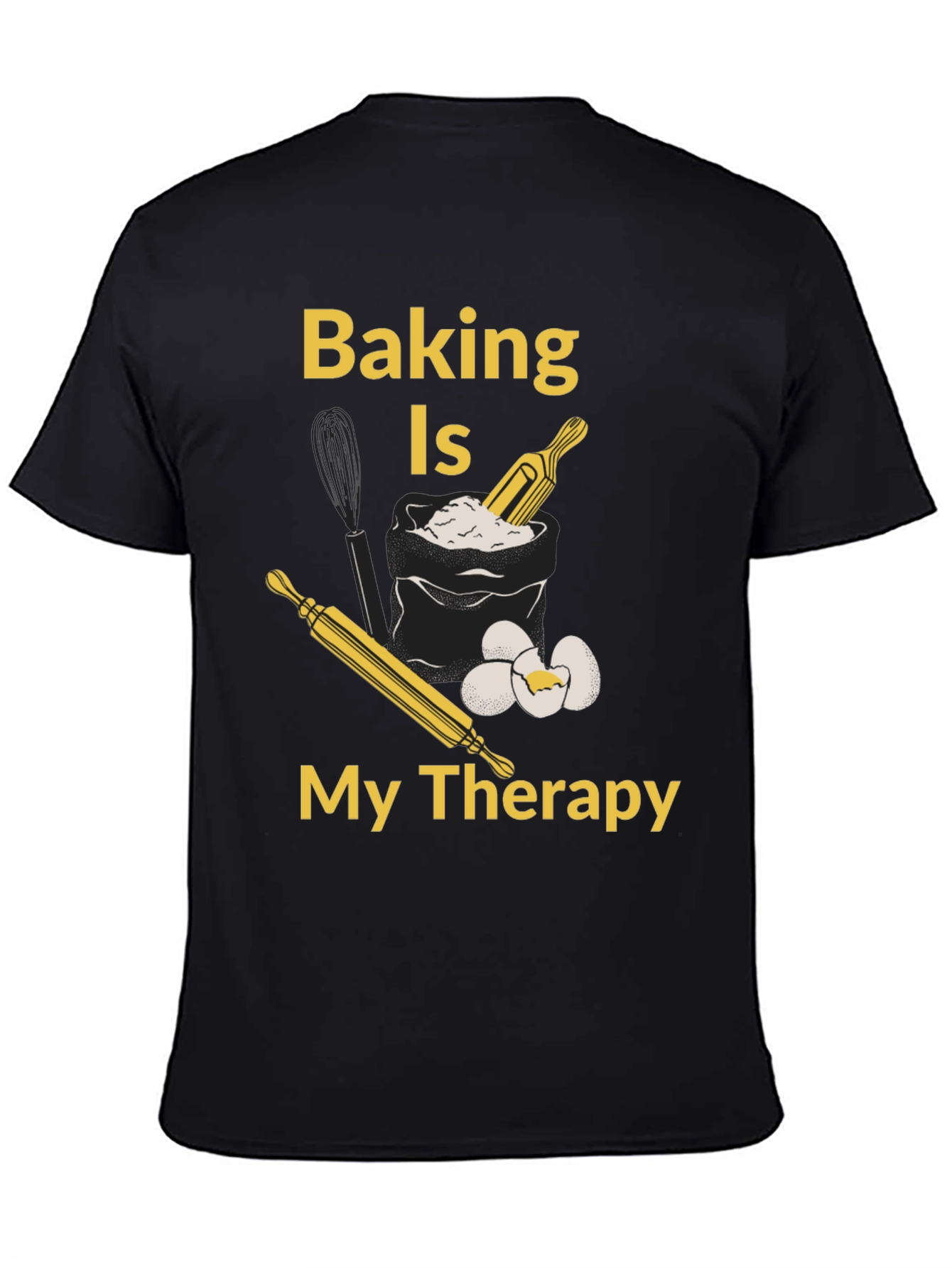 Baking is My Therapy T-Shirt - Bakers Gift