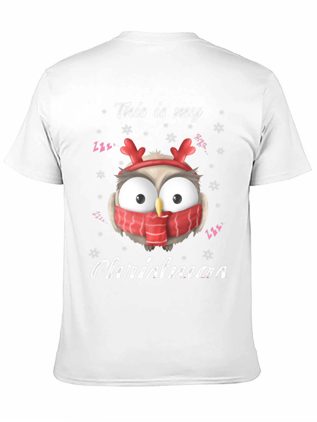 Christmas Owl T-Shirt: Festive Holiday Apparel
