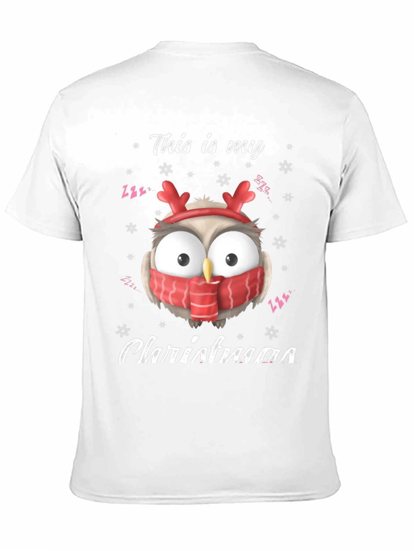 Christmas Owl T-Shirt: Festive Holiday Apparel