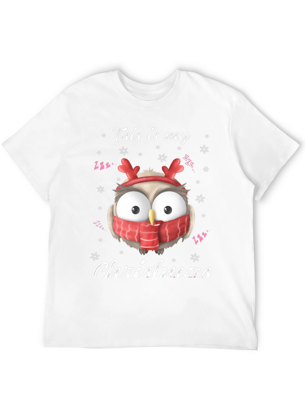 Christmas Owl T-Shirt: Festive Holiday Apparel