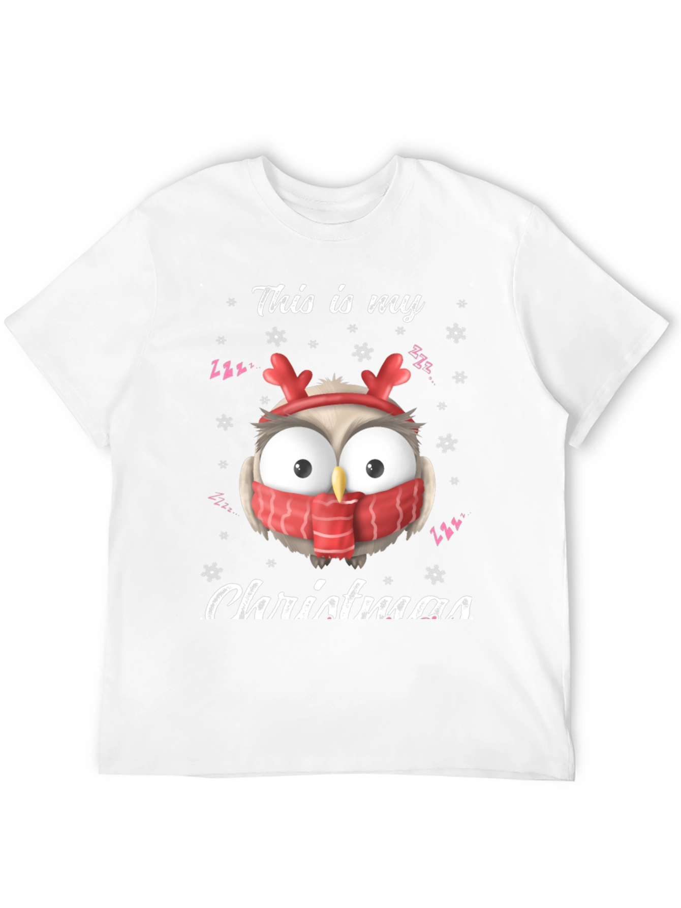 Christmas Owl T-Shirt: Festive Holiday Apparel