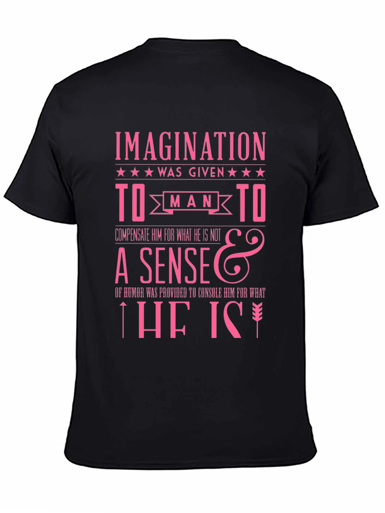 Imagination Humor Slogan Graphic T-Shirt