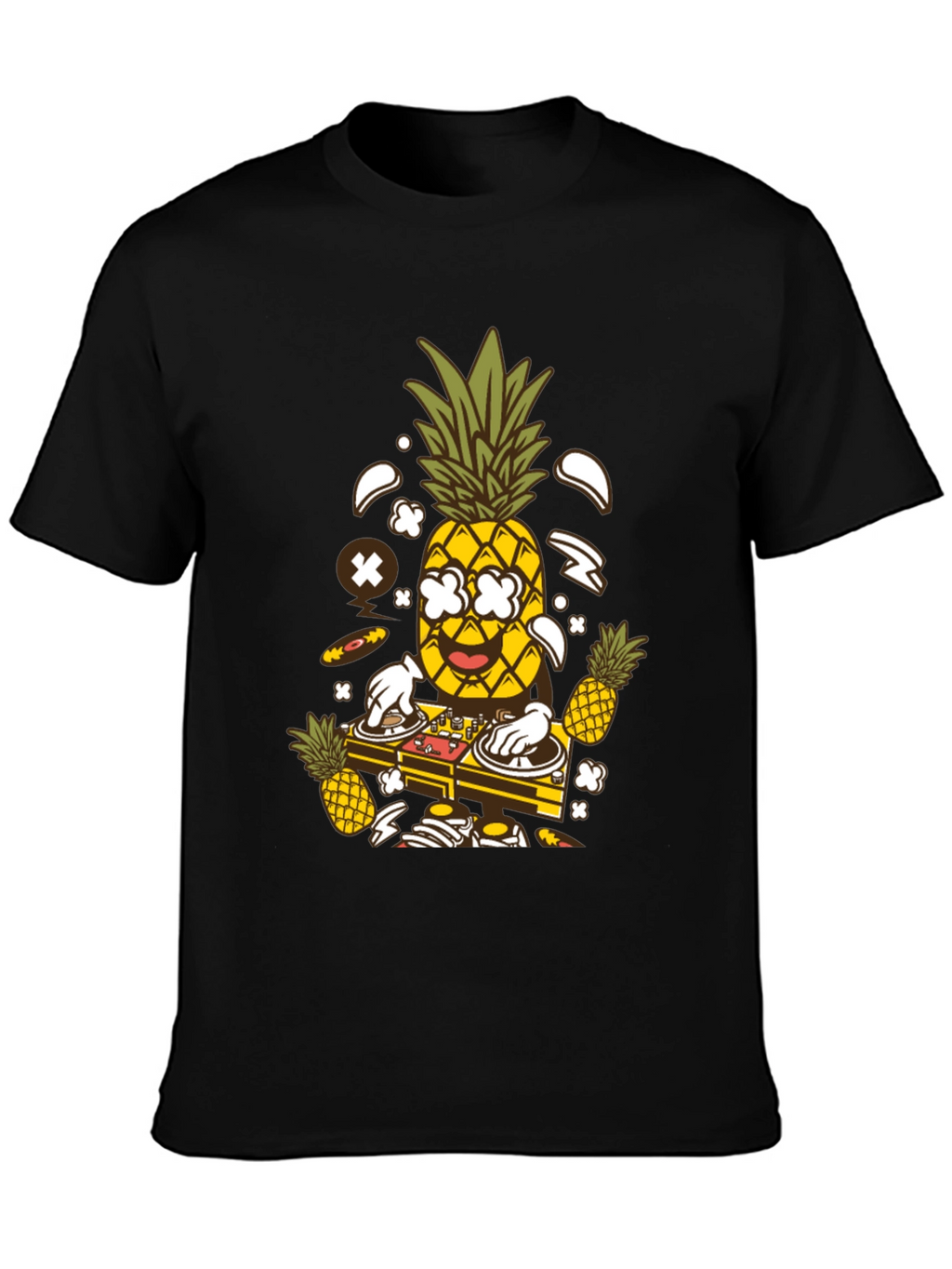 DJ Pineapple Graphic T-Shirt - Party Time!