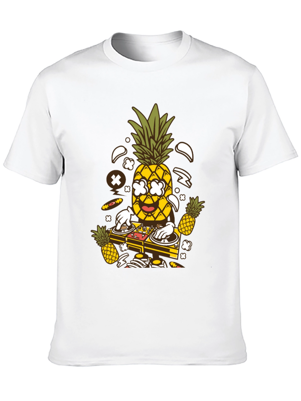 DJ Pineapple Graphic T-Shirt - Party Time!