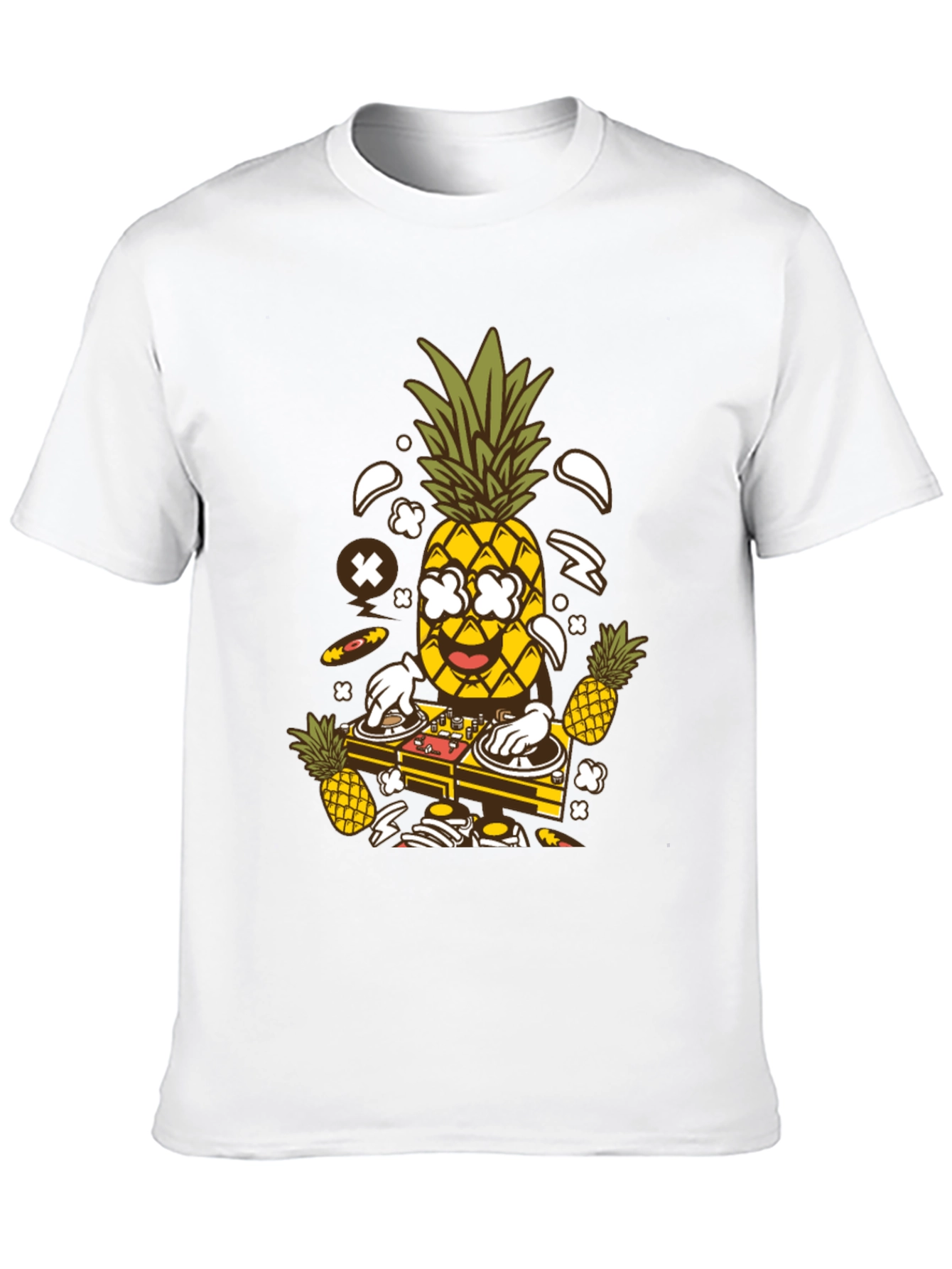DJ Pineapple Graphic T-Shirt - Party Time!