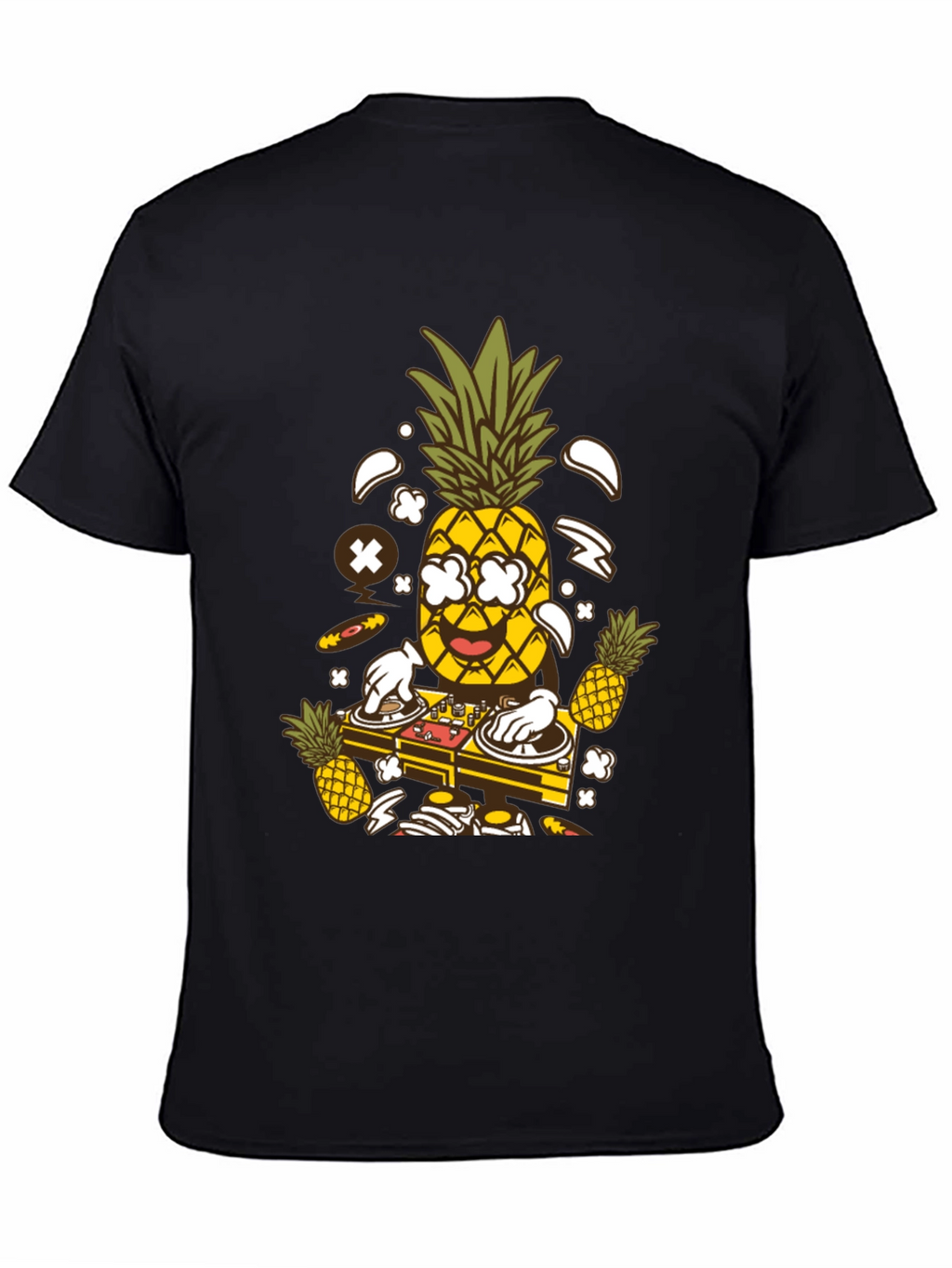 DJ Pineapple Graphic T-Shirt - Party Time!