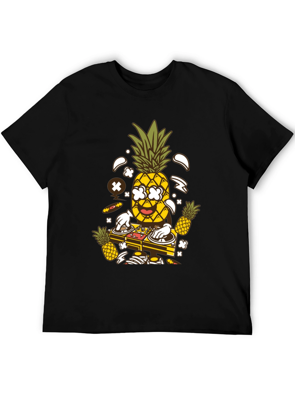 DJ Pineapple Graphic T-Shirt - Party Time!