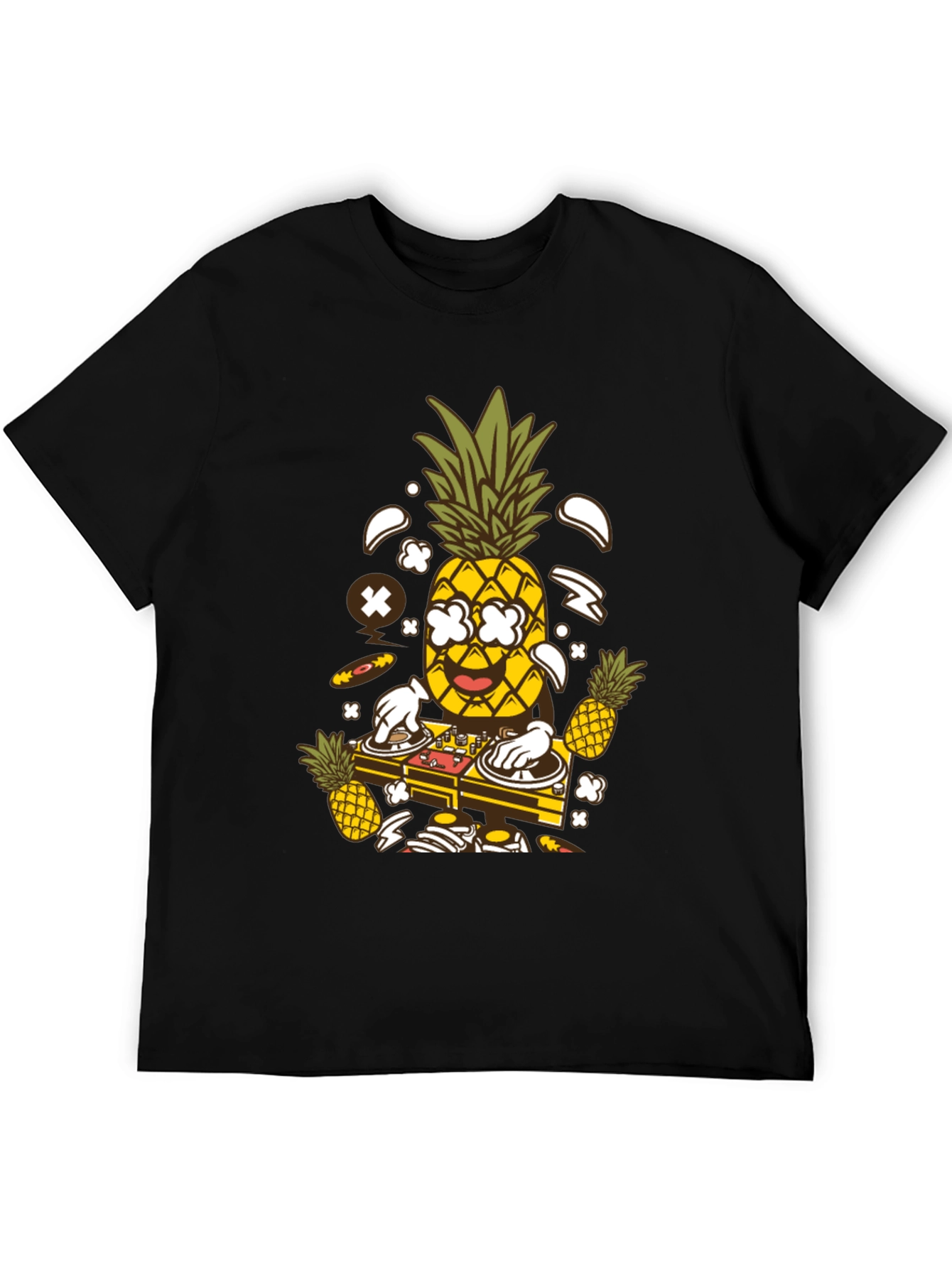 DJ Pineapple Graphic T-Shirt - Party Time!