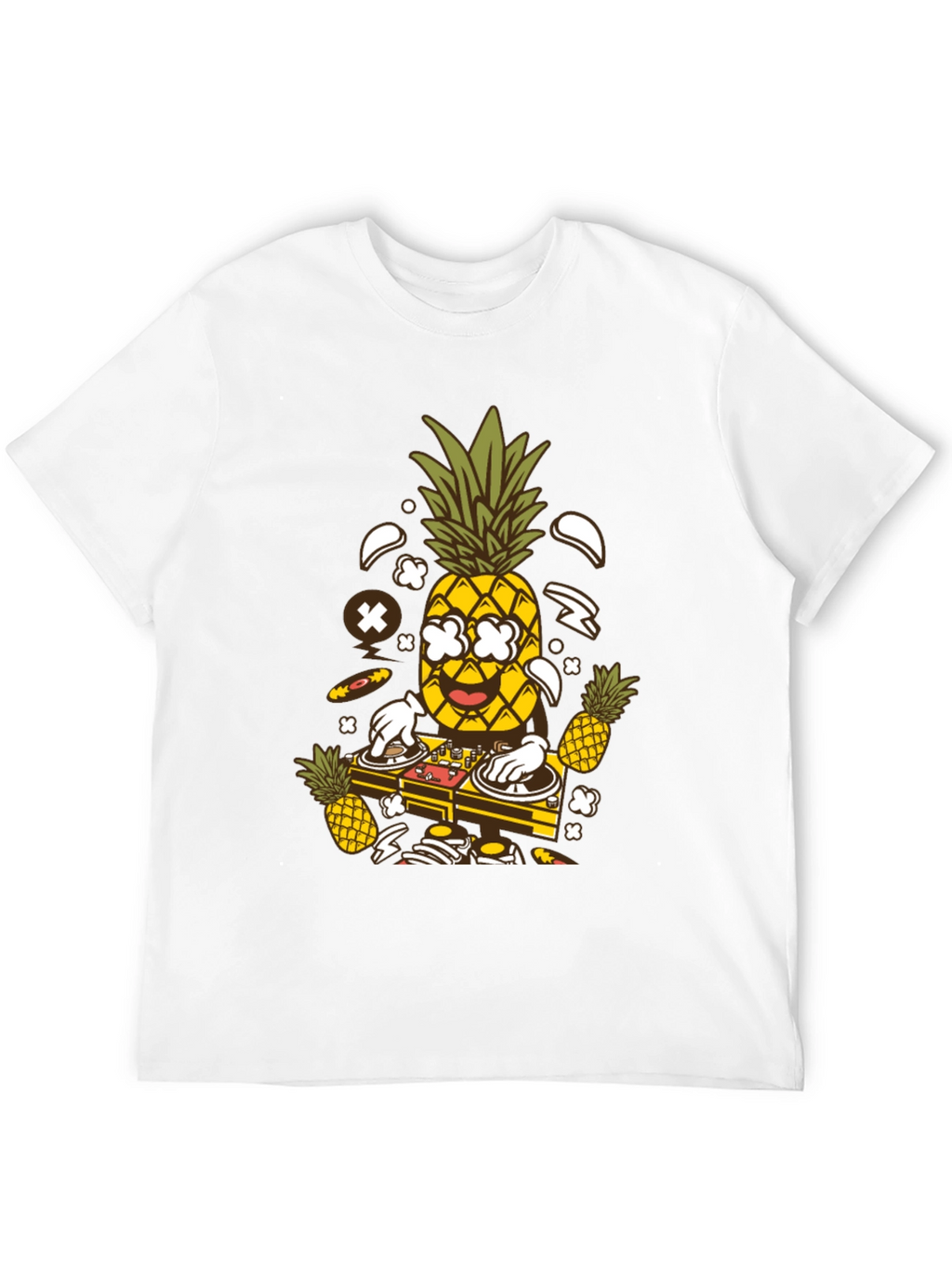 DJ Pineapple Graphic T-Shirt - Party Time!