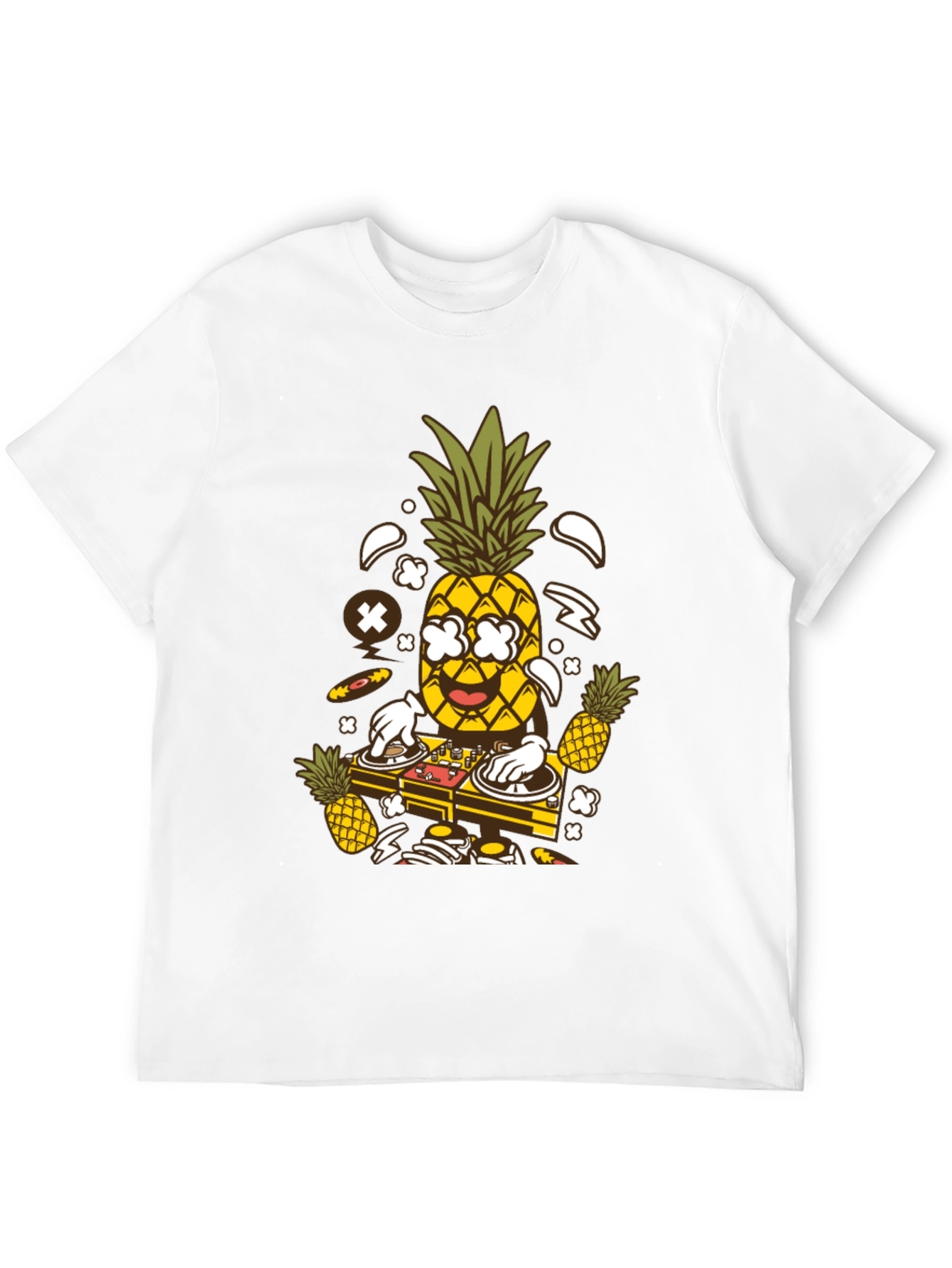 DJ Pineapple Graphic T-Shirt - Party Time!