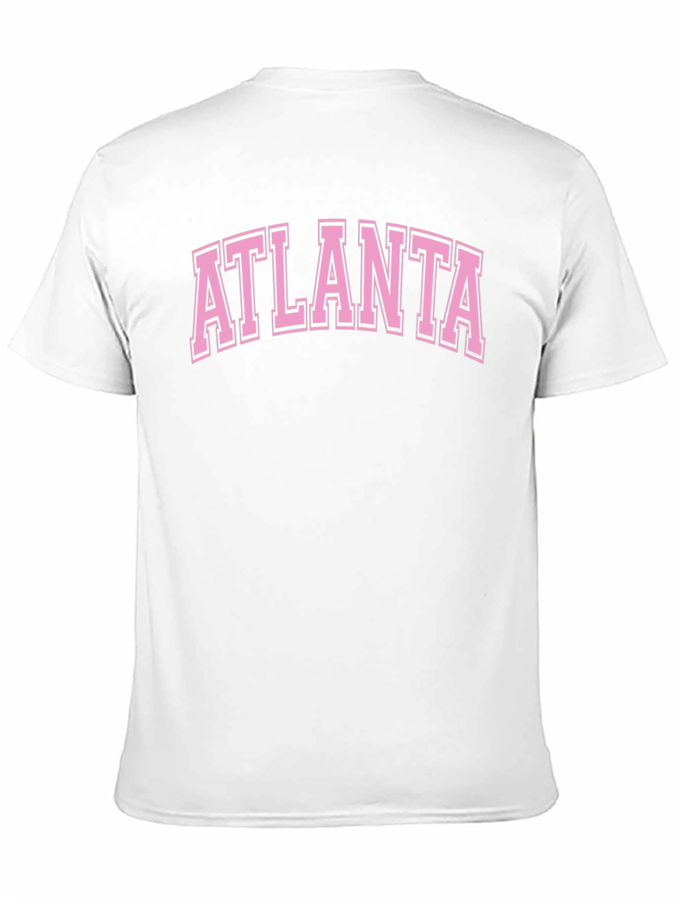 Atlanta Graphic Tee - Black Cotton Casual T-Shirt