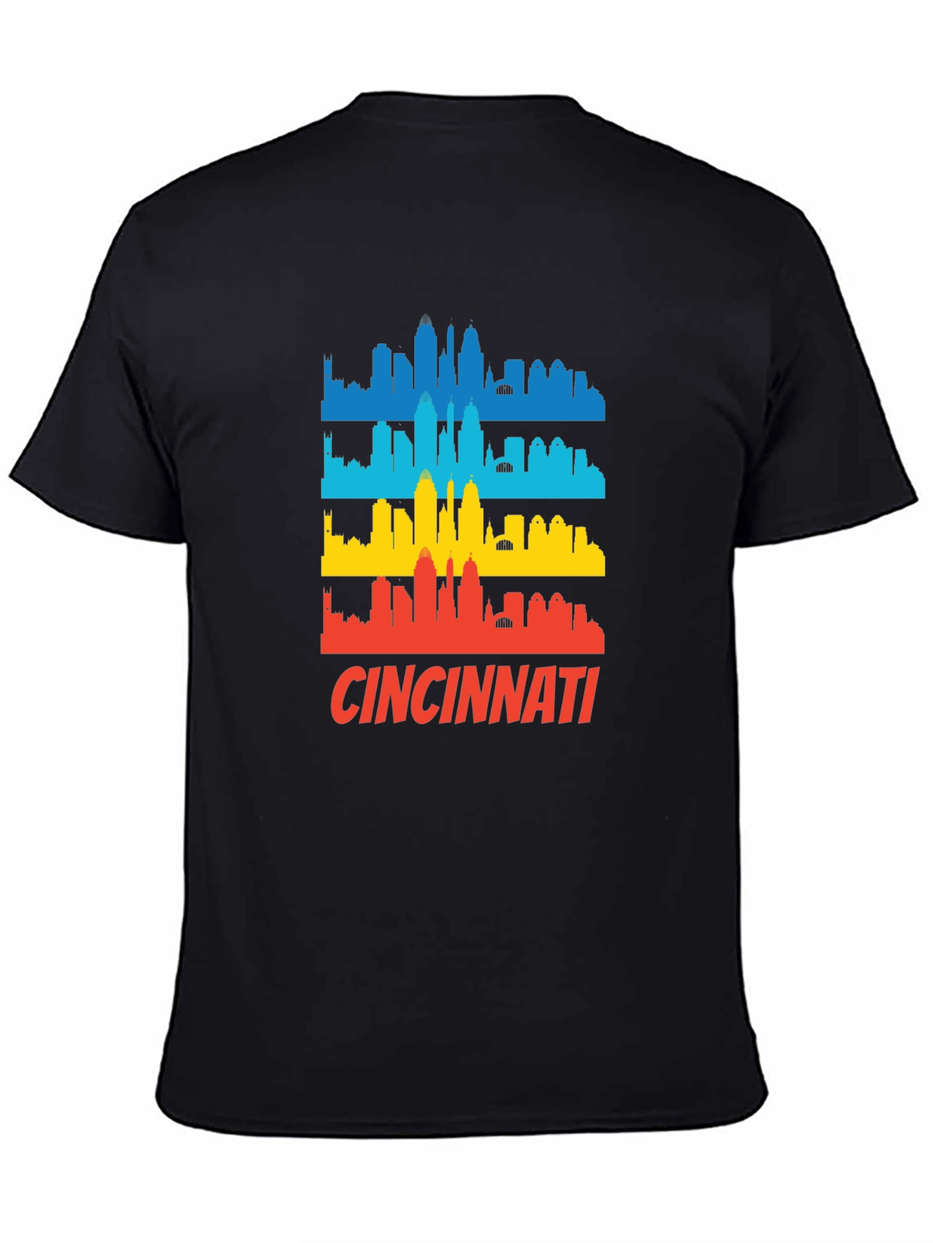 Cincinnati Skyline Graphic T-Shirt - Retro City Pride