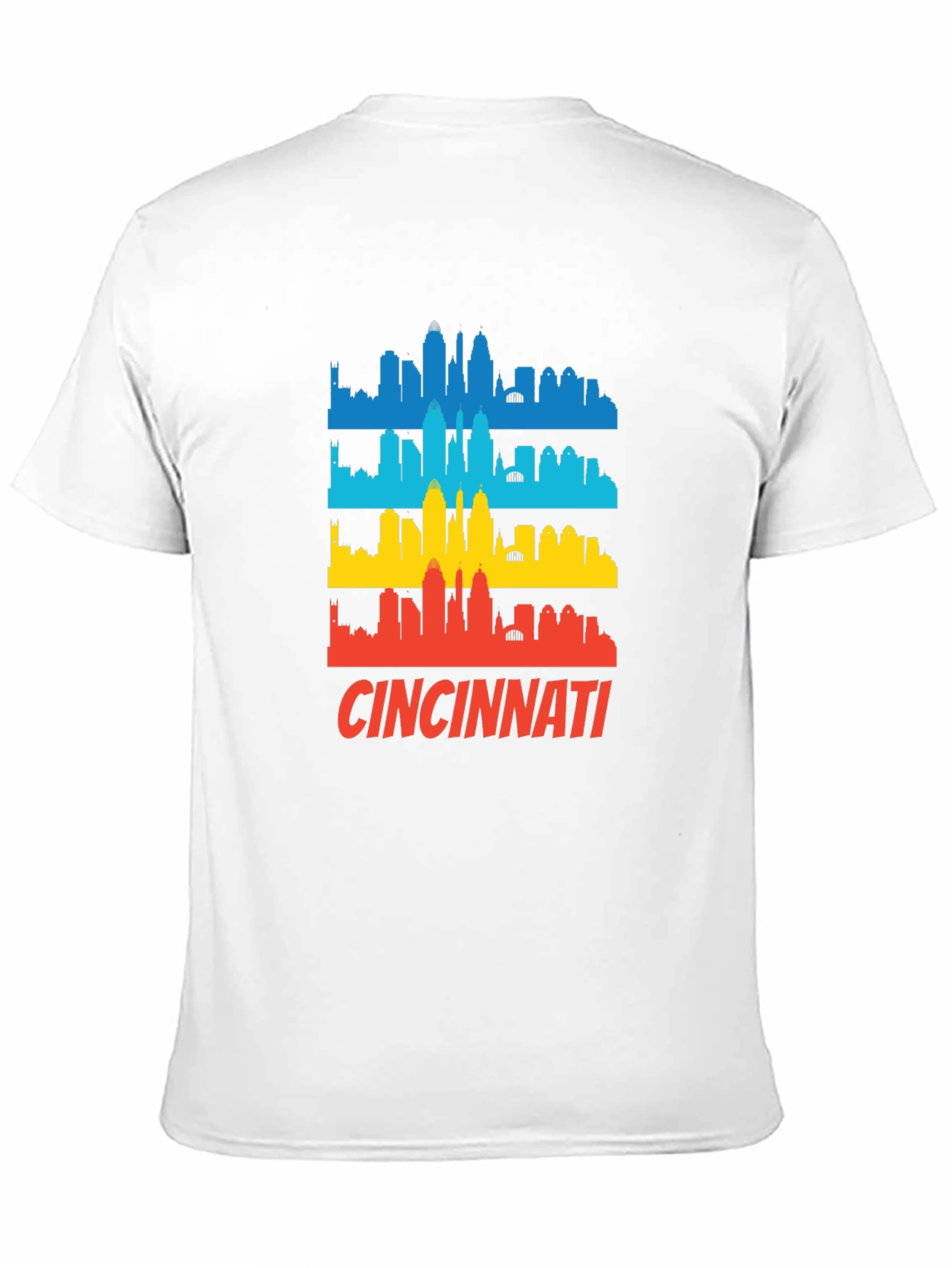 Cincinnati Skyline Graphic T-Shirt - Retro City Pride