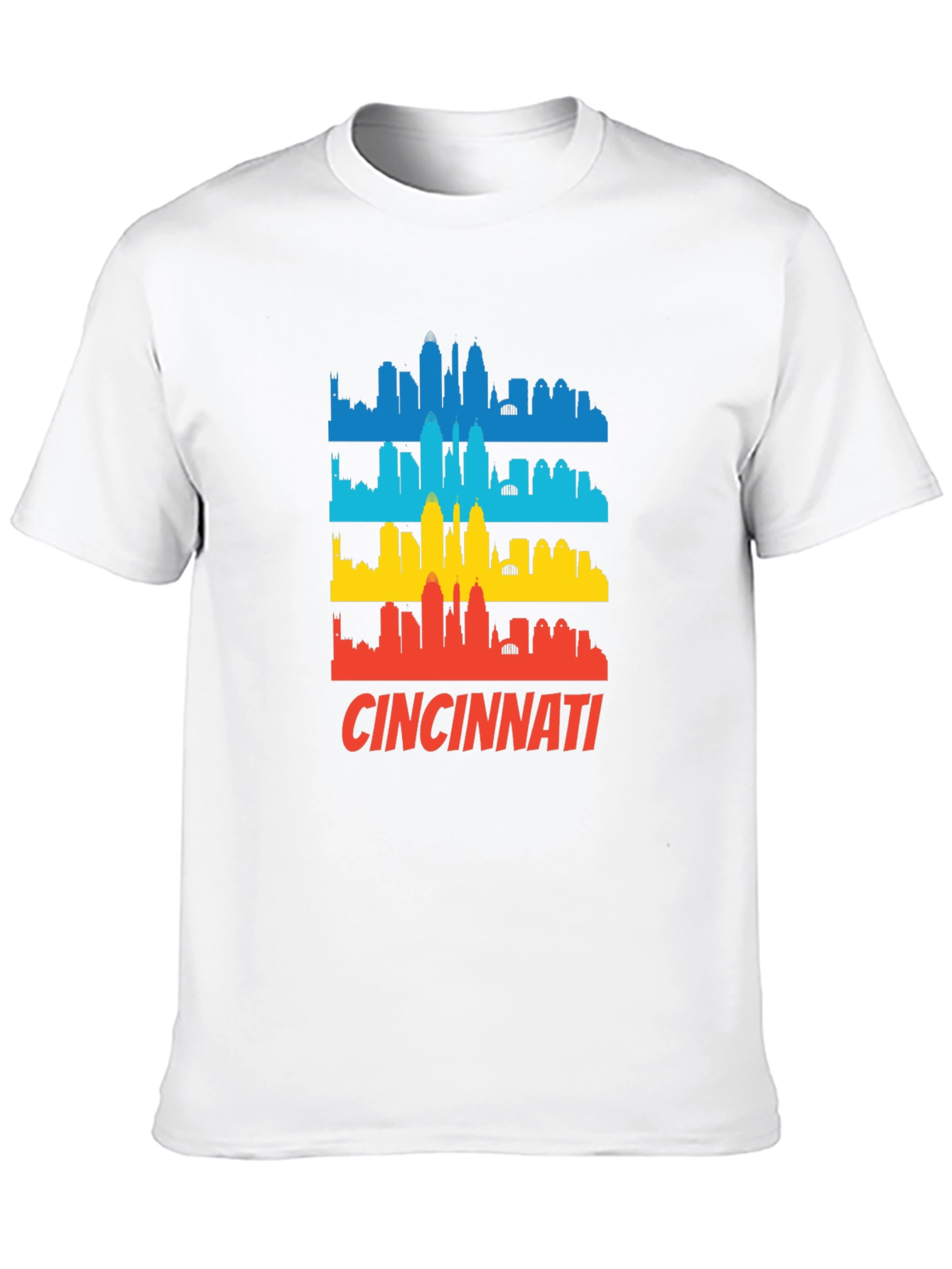 Cincinnati Skyline Graphic T-Shirt - Retro City Pride