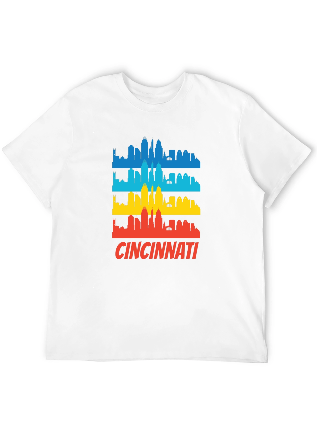 Cincinnati Skyline Graphic T-Shirt - Retro City Pride