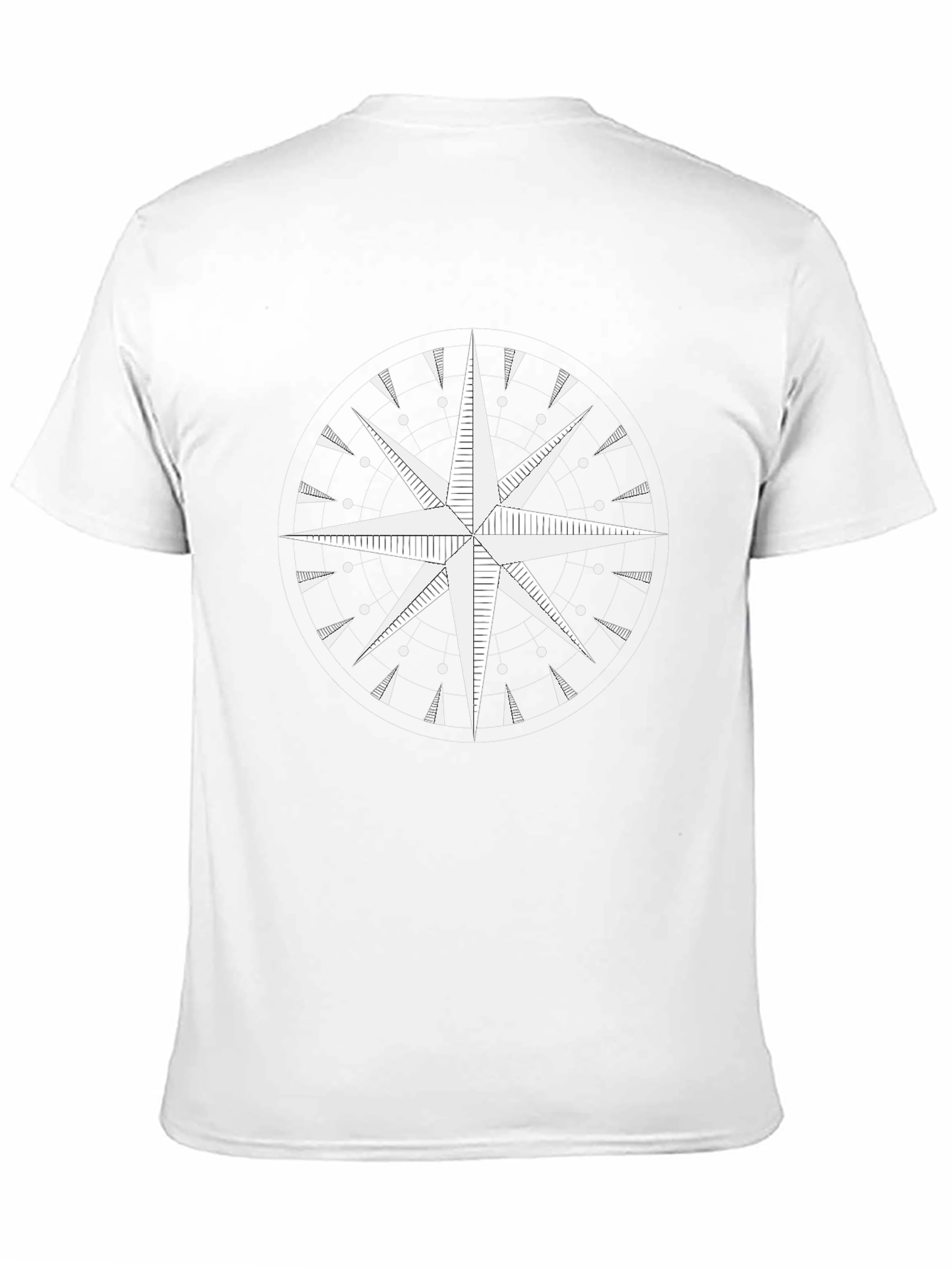 Compass Rose Graphic Tee - Classic Black Shirt