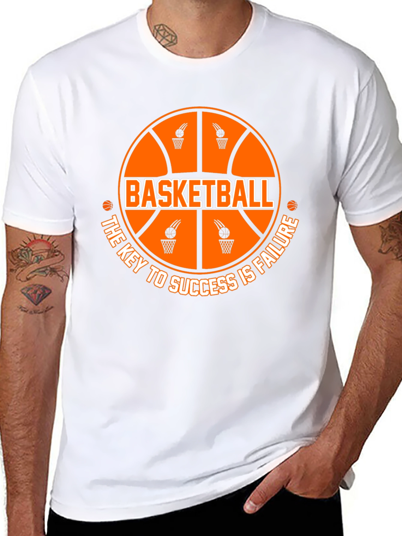 Basketball Success Graphic T-Shirt - Stylish & Motivational