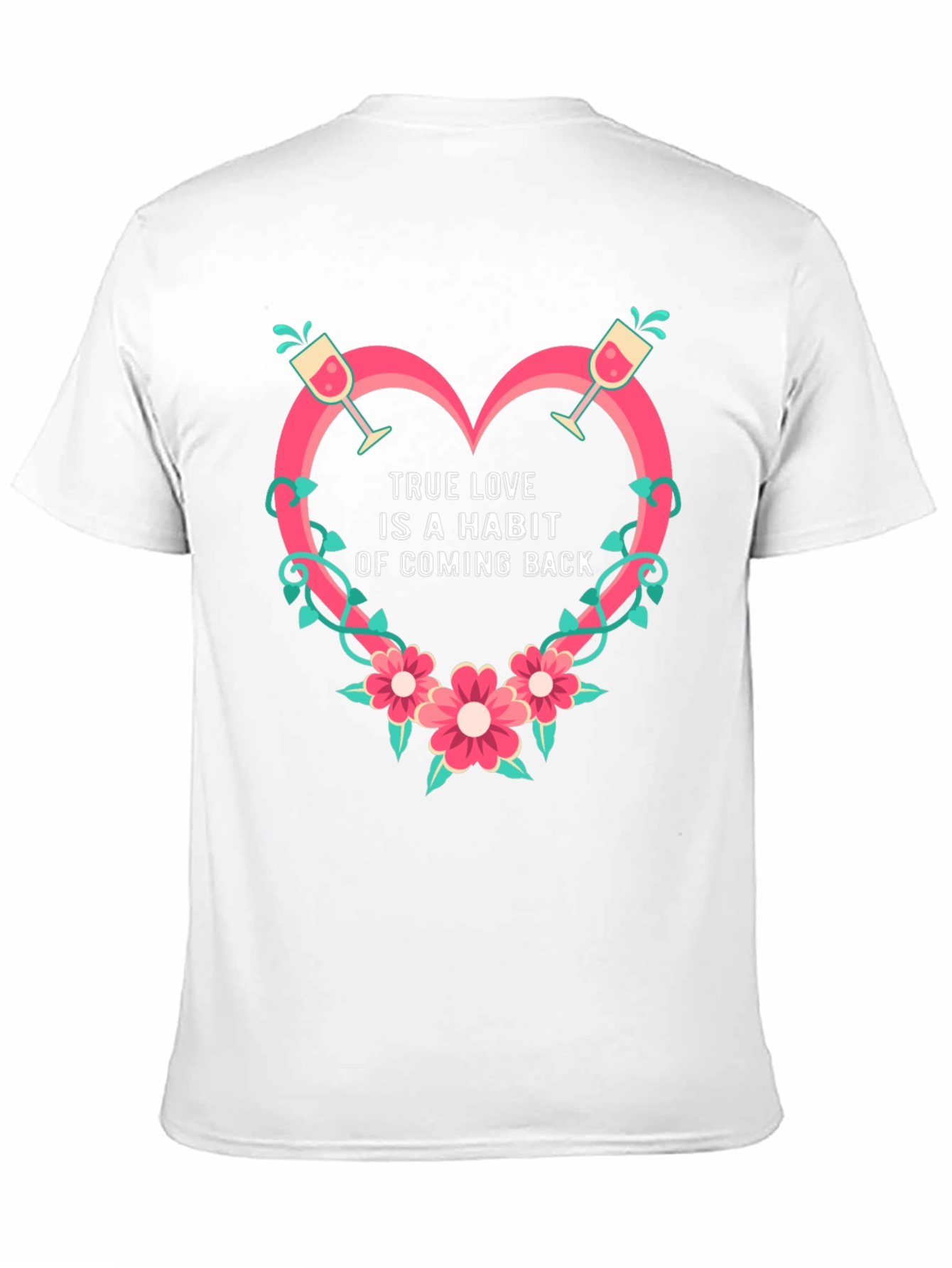 True Love Habit Graphic Tee - Black Unisex