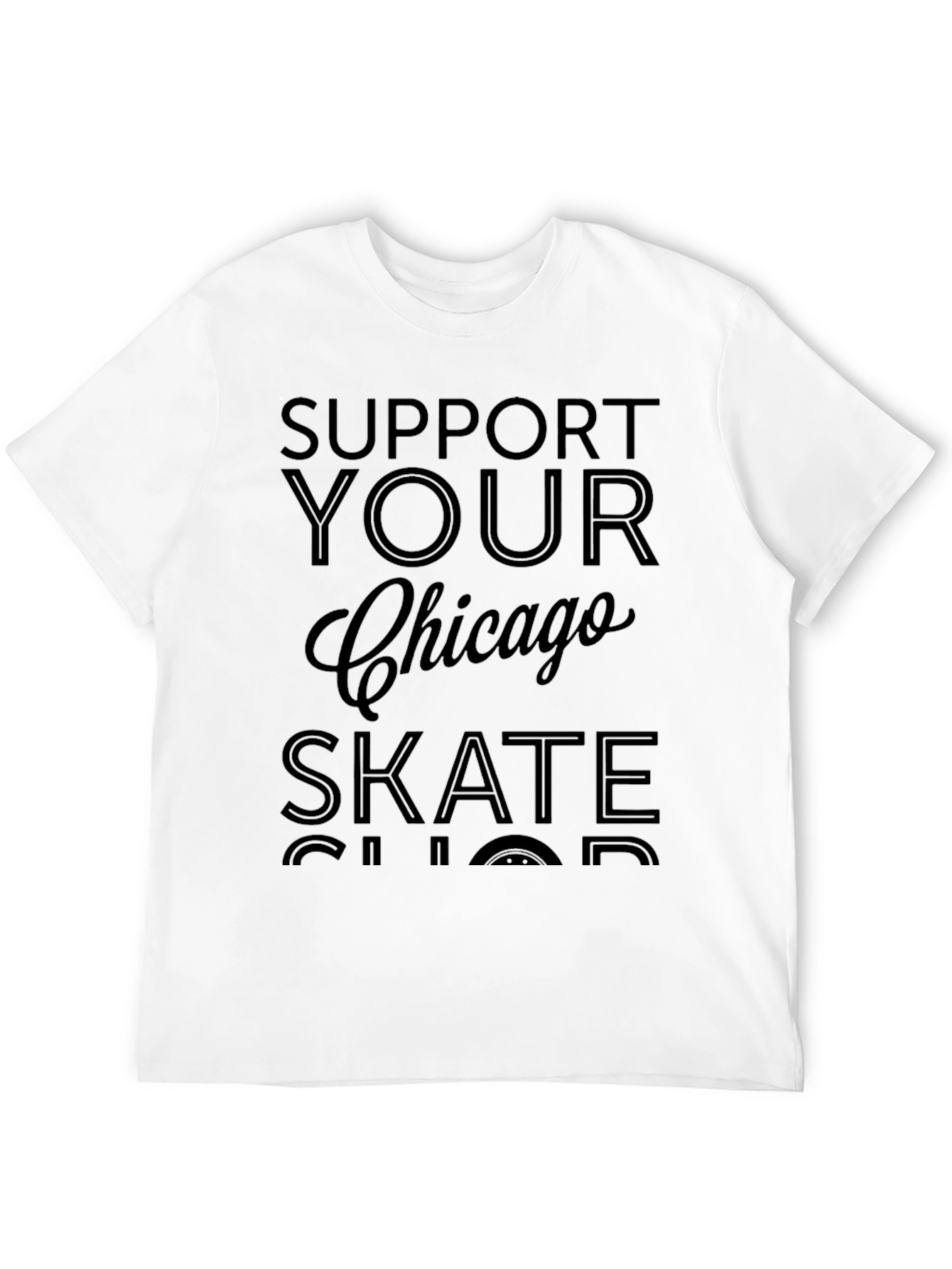Chicago Skate Shop Support Tee