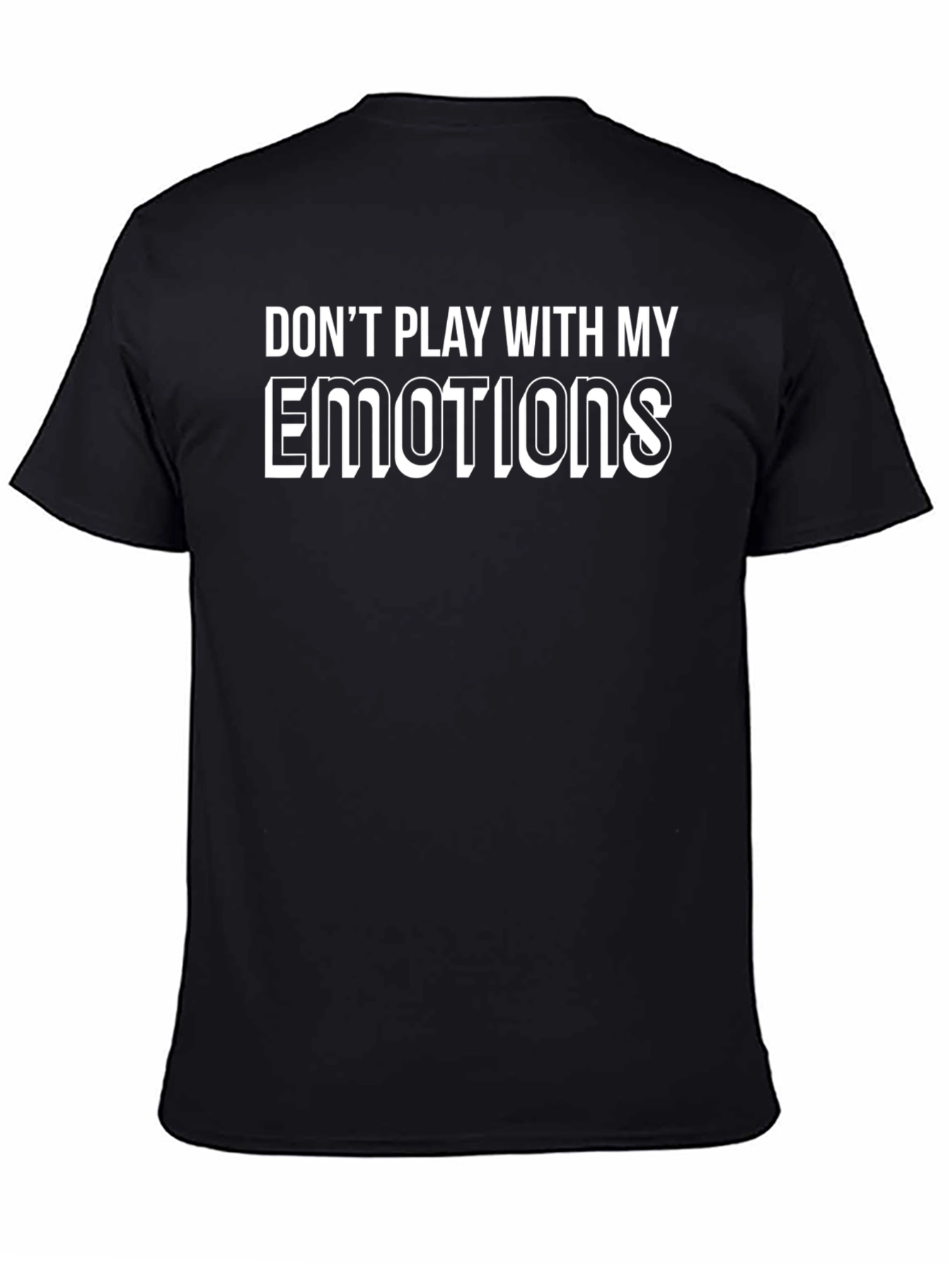 Emotional Warning Mens Black T-Shirt