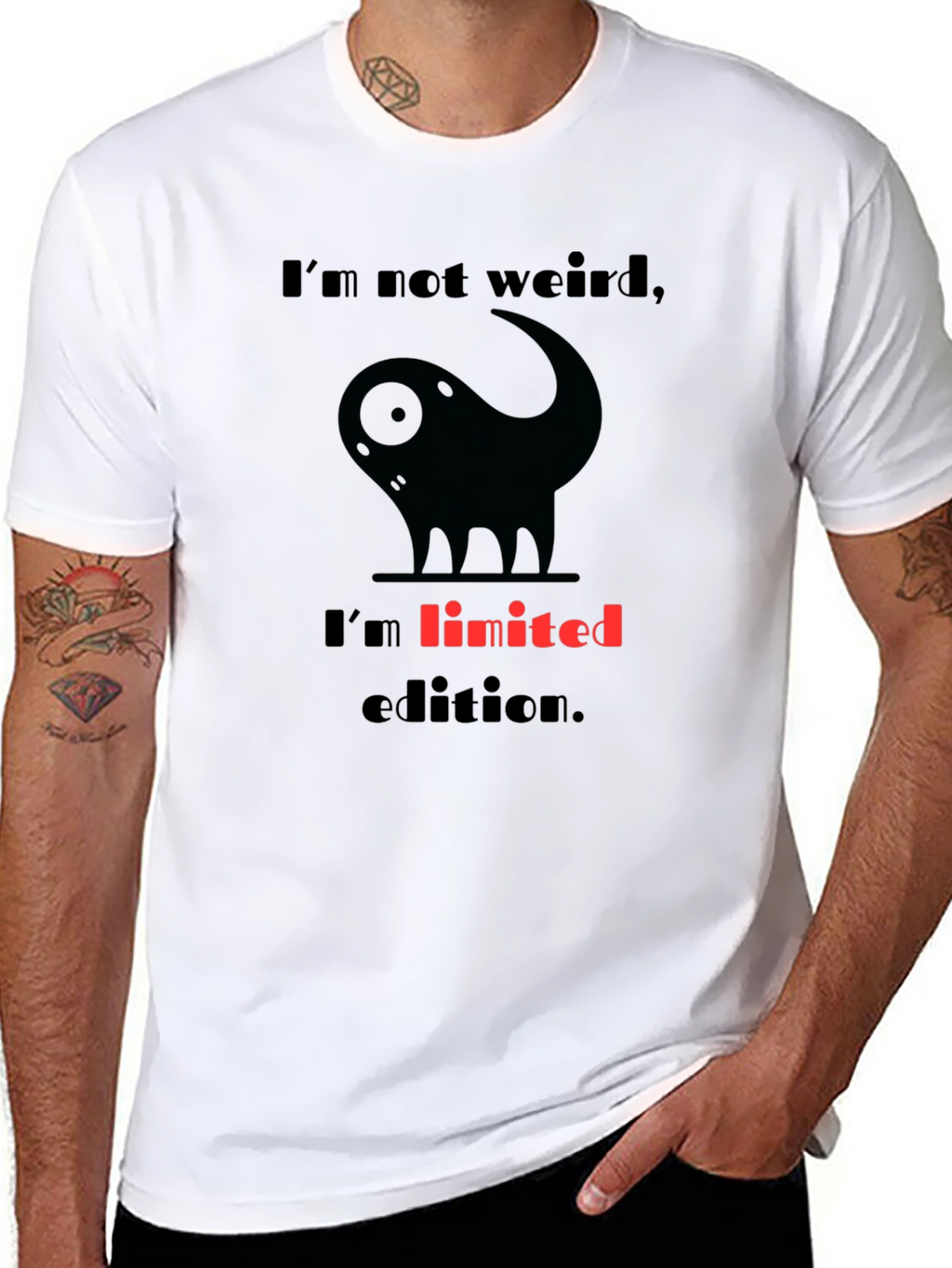 Funny Im Not Weird Graphic T-Shirt