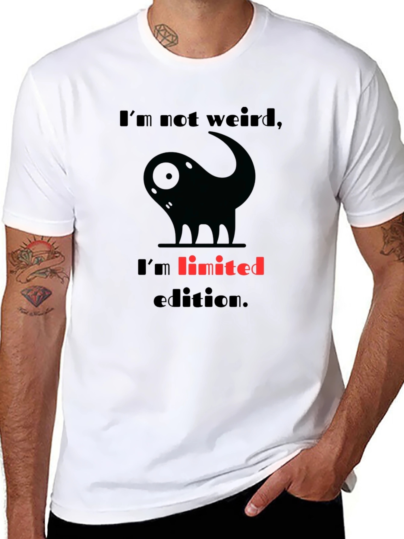Funny Im Not Weird Graphic T-Shirt