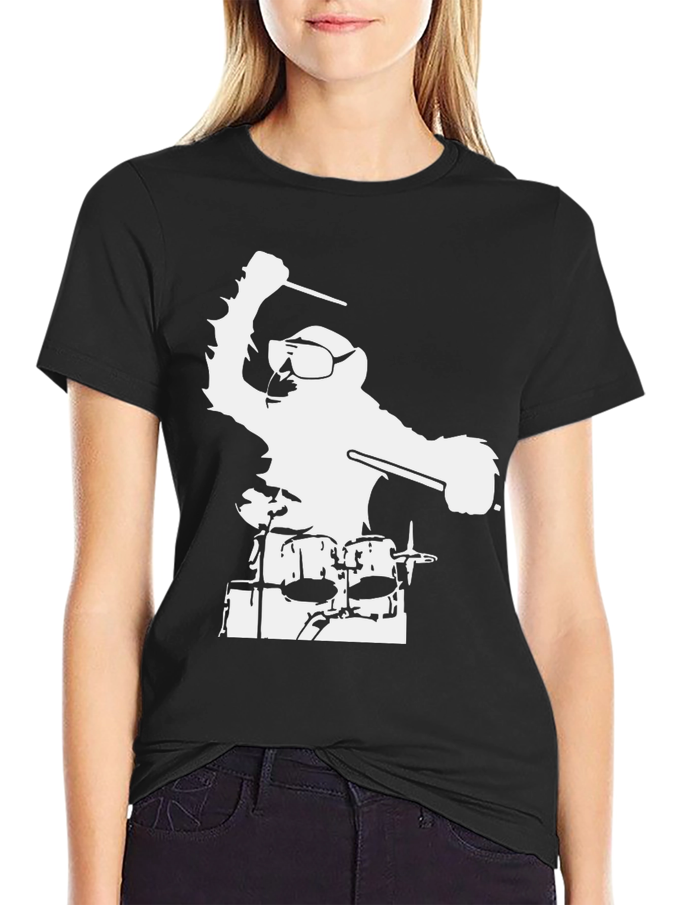 Drummer Monster Graphic Tee