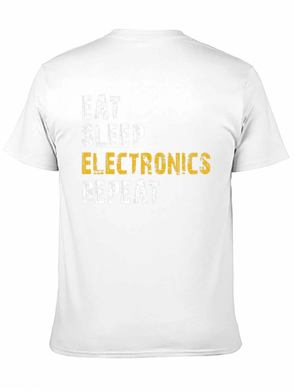 Eat Sleep Electronics Repeat Black T-Shirt