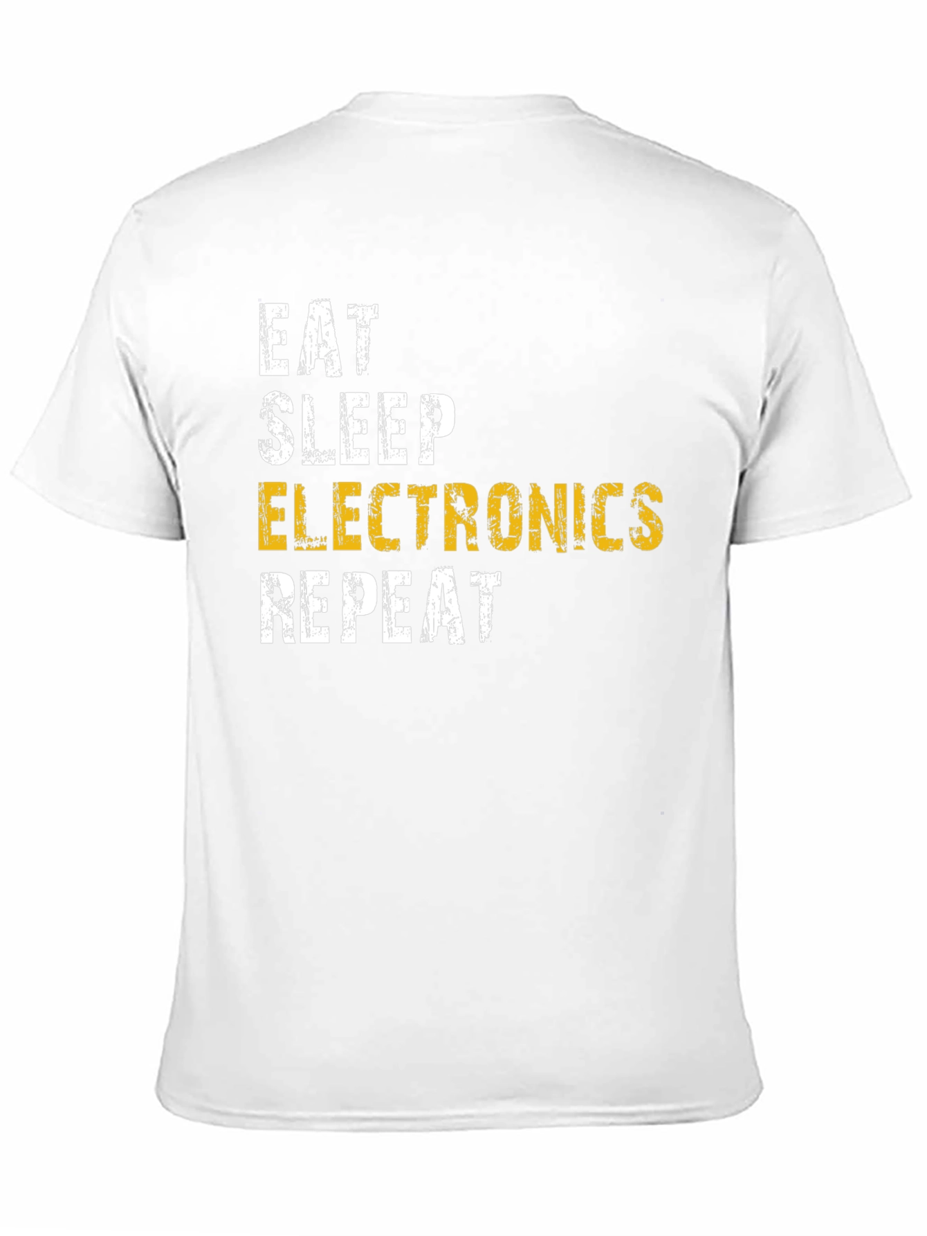 Eat Sleep Electronics Repeat Black T-Shirt