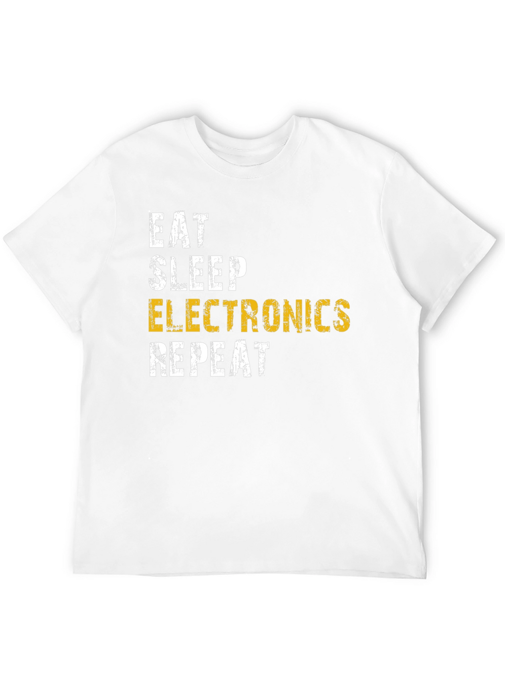 Eat Sleep Electronics Repeat Black T-Shirt