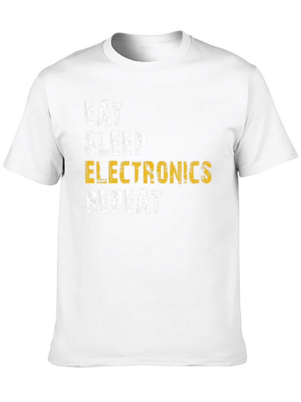Eat Sleep Electronics Repeat Black T-Shirt