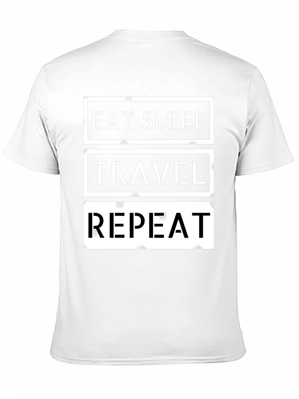 Eat Sleep Travel Repeat Graphic T-Shirt