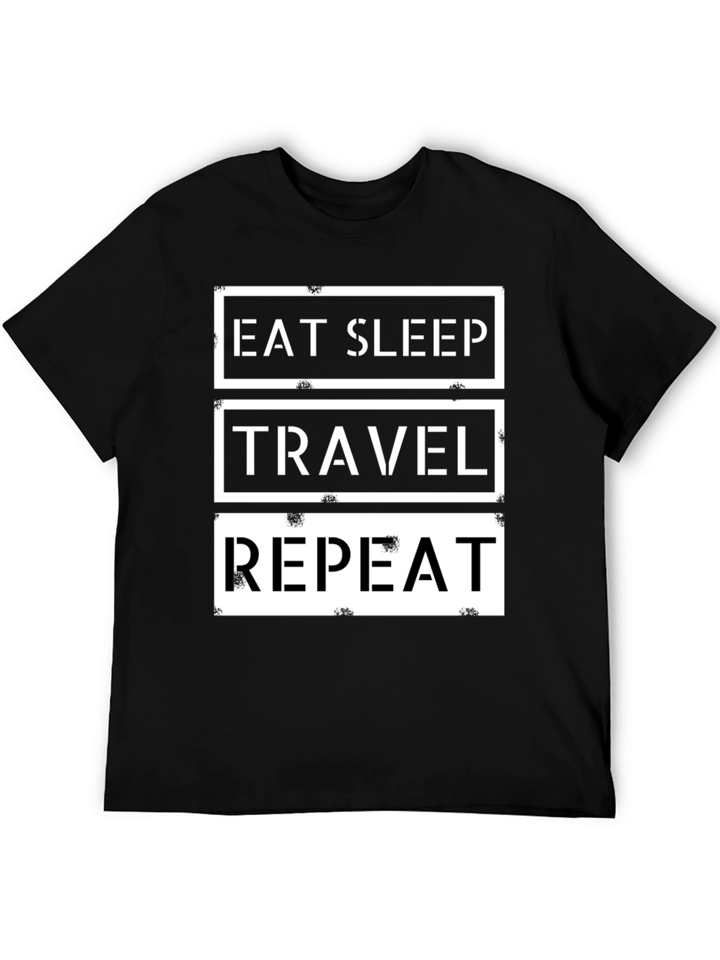 Eat Sleep Travel Repeat Graphic T-Shirt