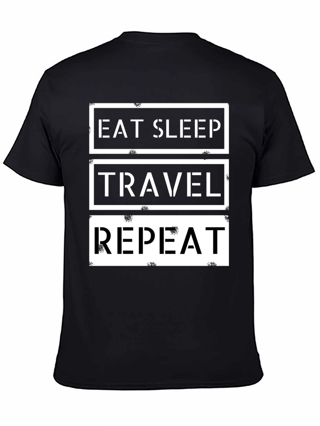 Eat Sleep Travel Repeat Graphic T-Shirt