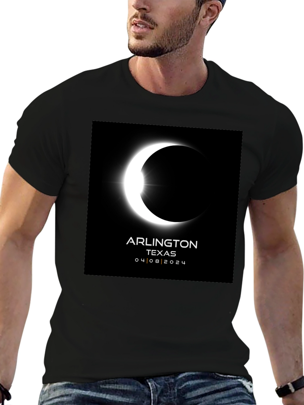 Arlington Texas Eclipse 04/08/2024 T-Shirt