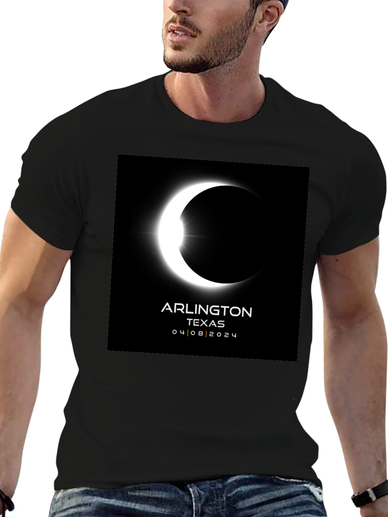 Arlington Texas Eclipse 04/08/2024 T-Shirt