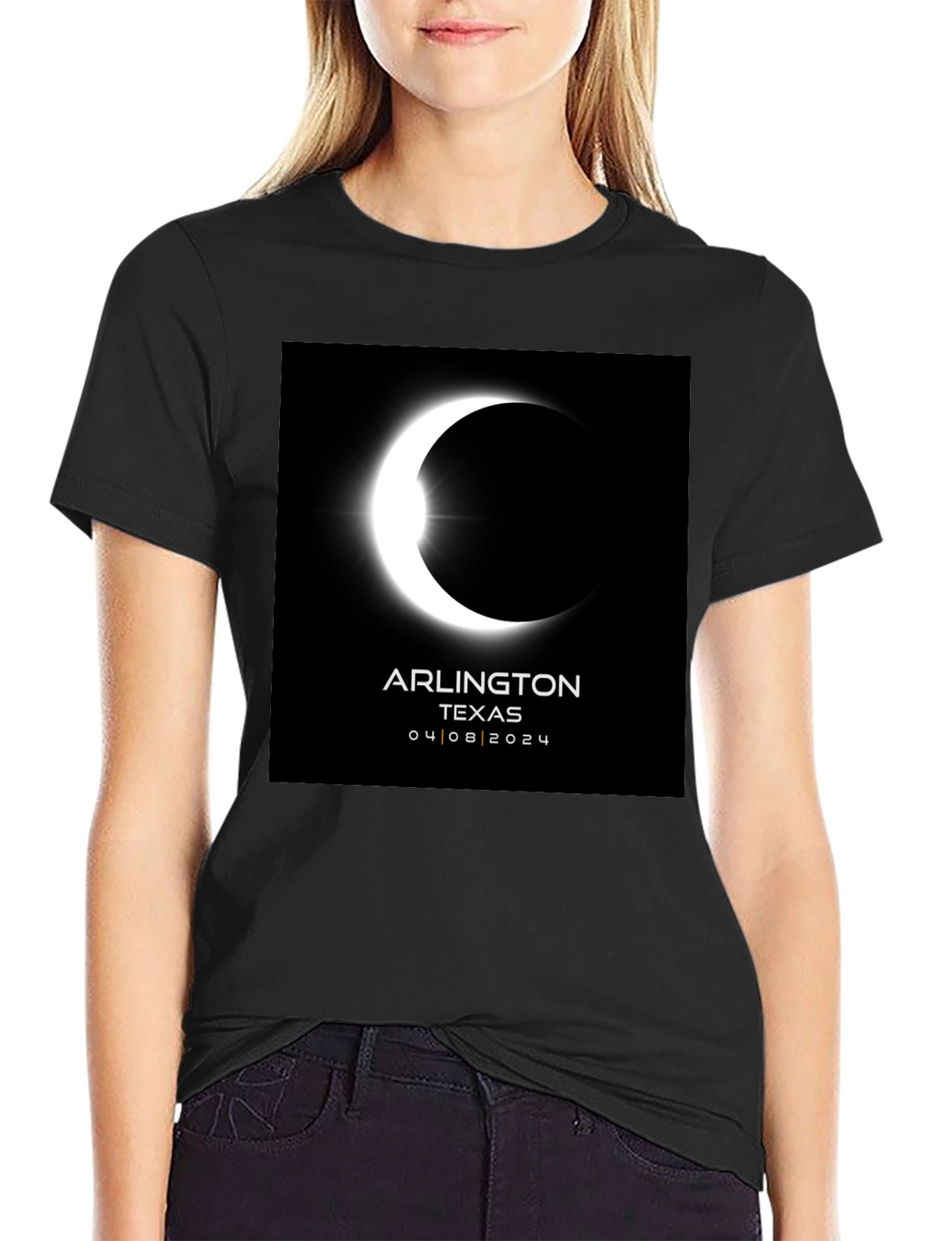 Arlington Texas Eclipse 04/08/2024 T-Shirt