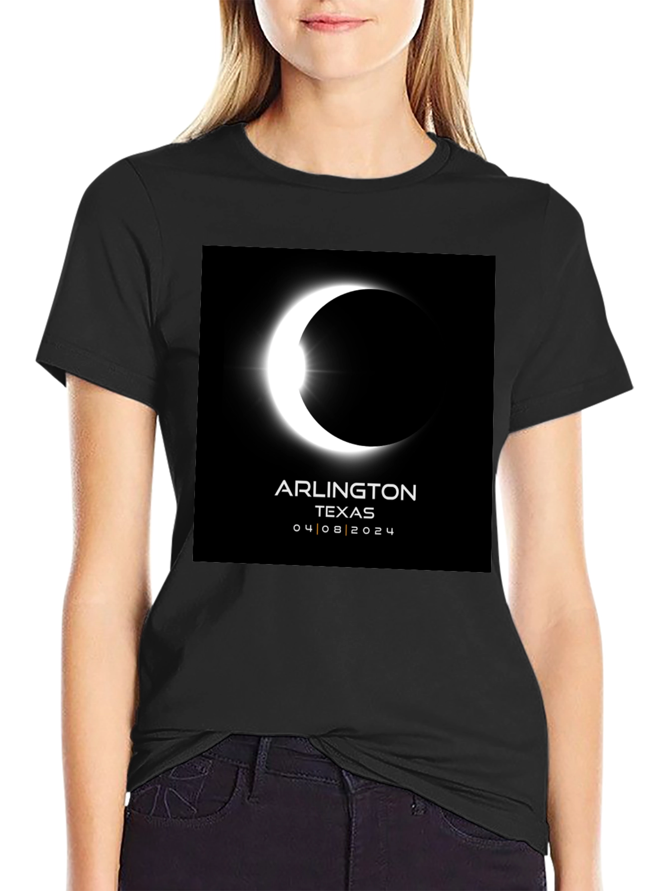 Arlington Texas Eclipse 04/08/2024 T-Shirt