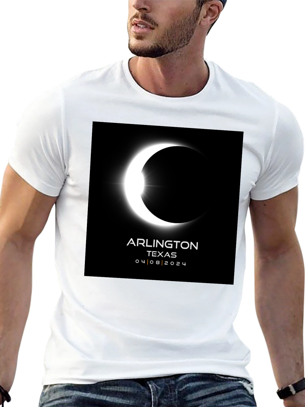 Arlington Texas Eclipse 04/08/2024 T-Shirt