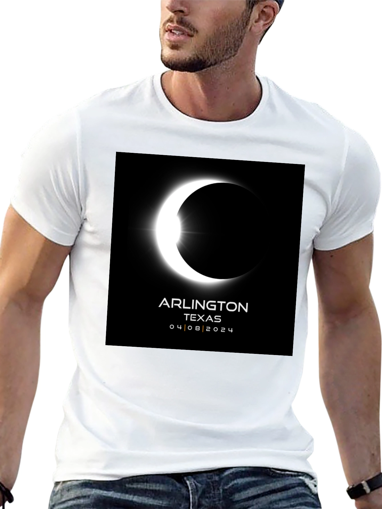 Arlington Texas Eclipse 04/08/2024 T-Shirt