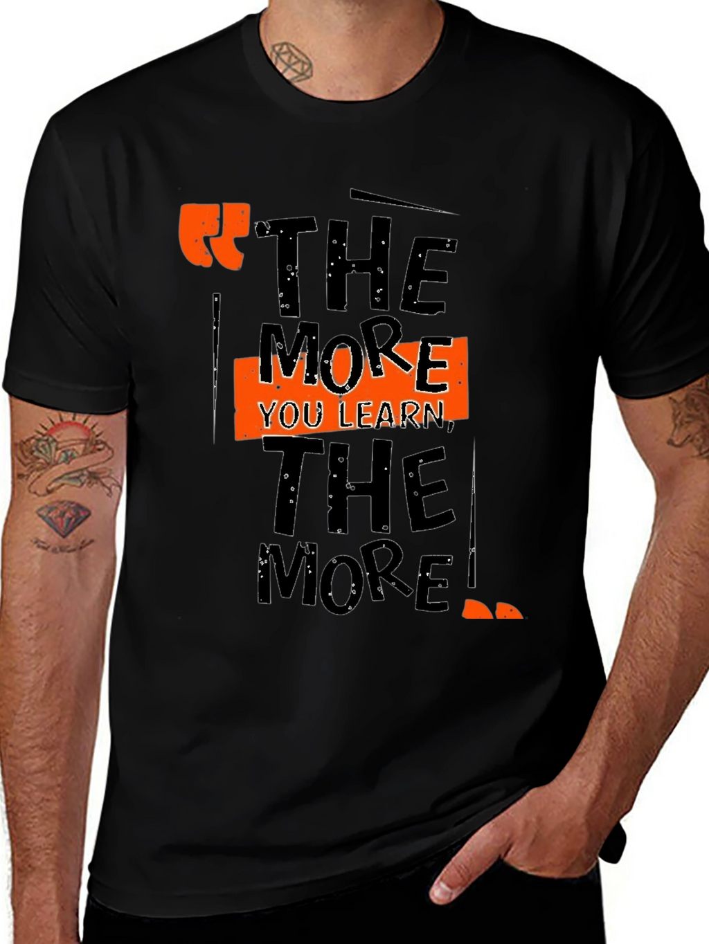 The More You Learn Graphic Tee