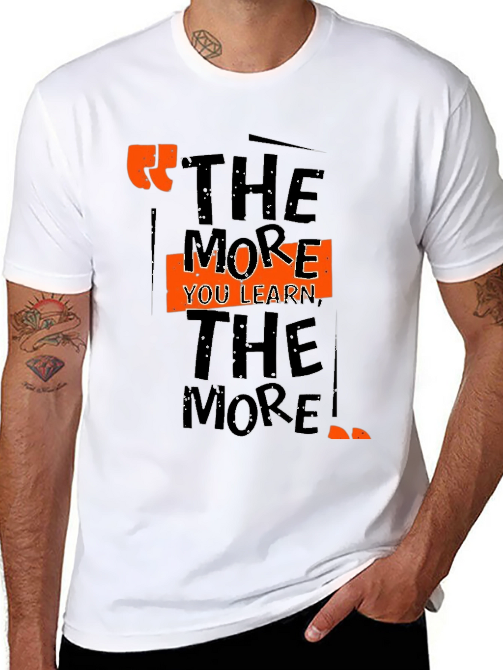 The More You Learn Graphic Tee