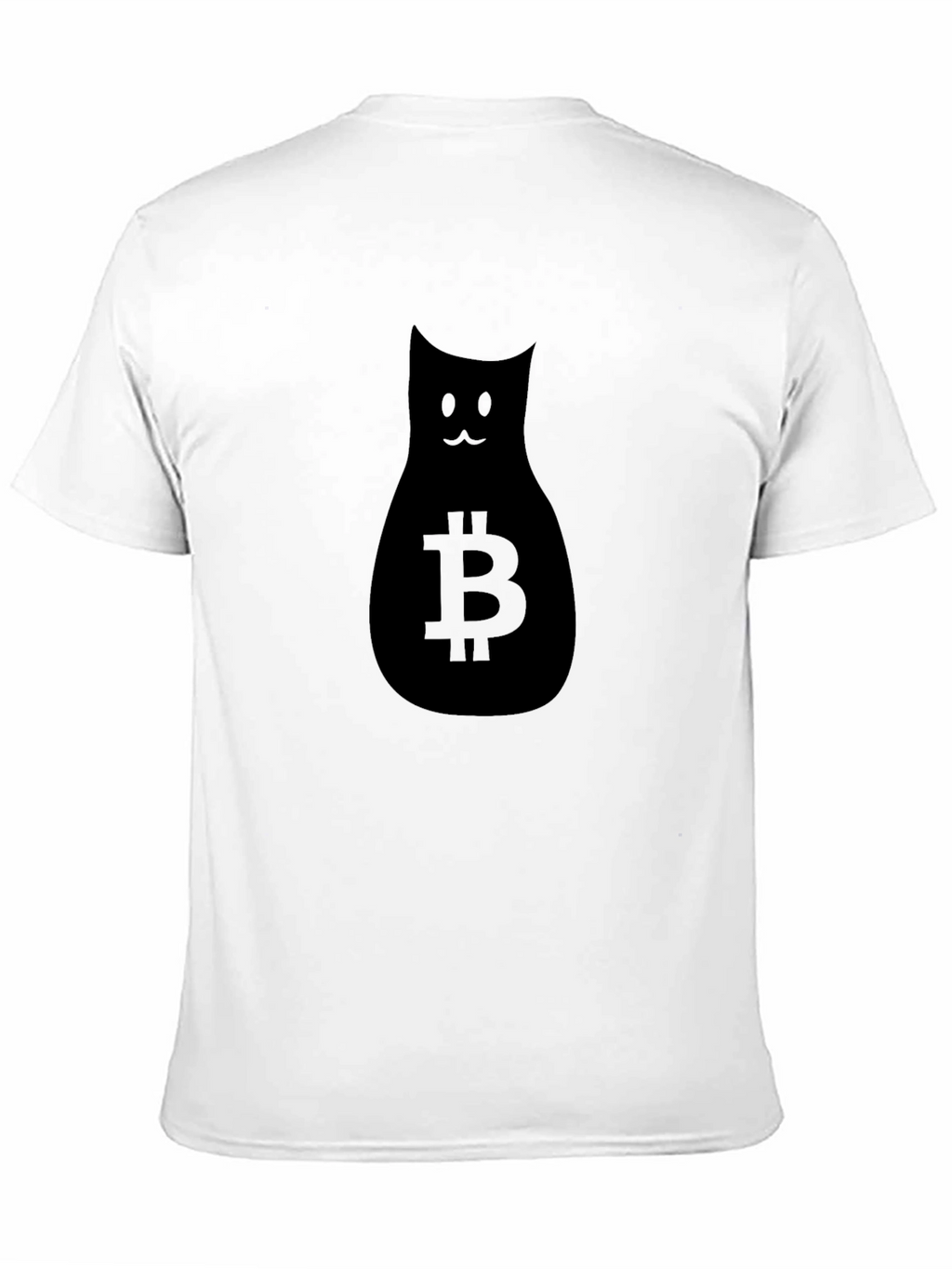 Bitcoin Cat Graphic Tee - Crypto Fashion