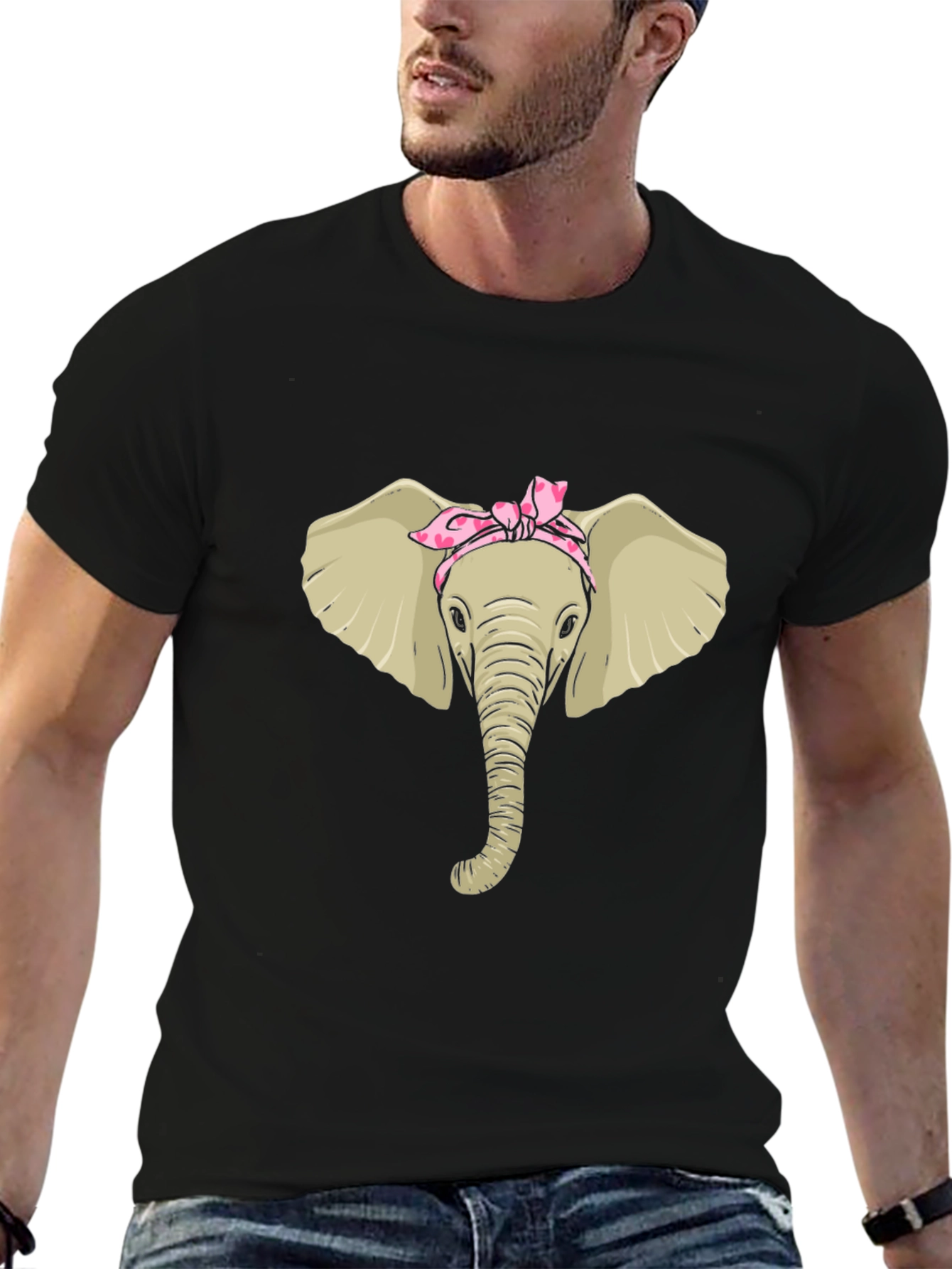 Elephant Bandana Graphic Tee