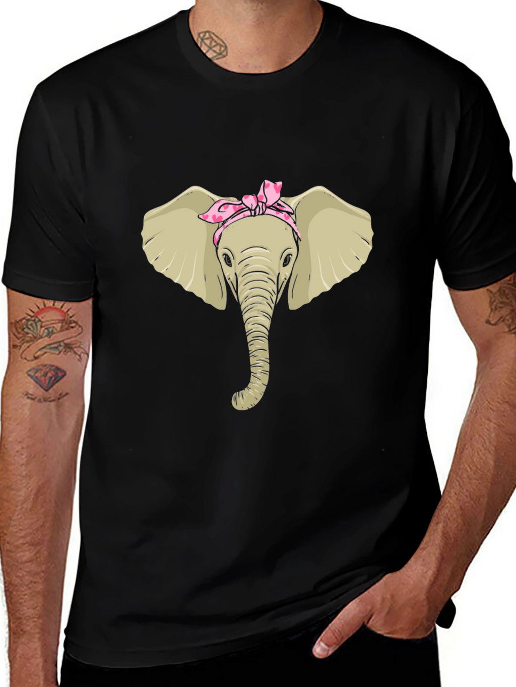 Elephant Bandana Graphic Tee