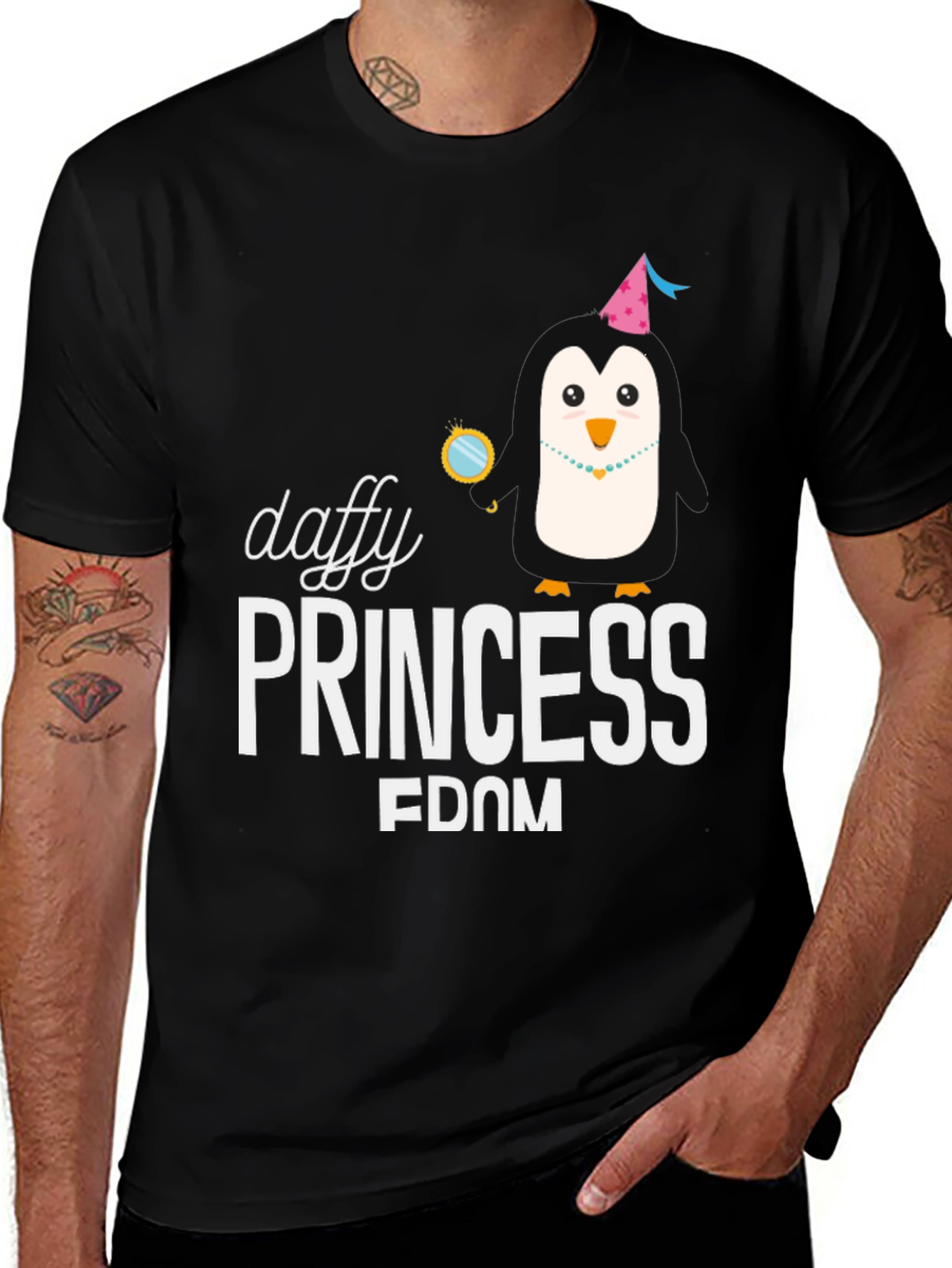Daffy Princess FDOM Penguin Graphic T-Shirt